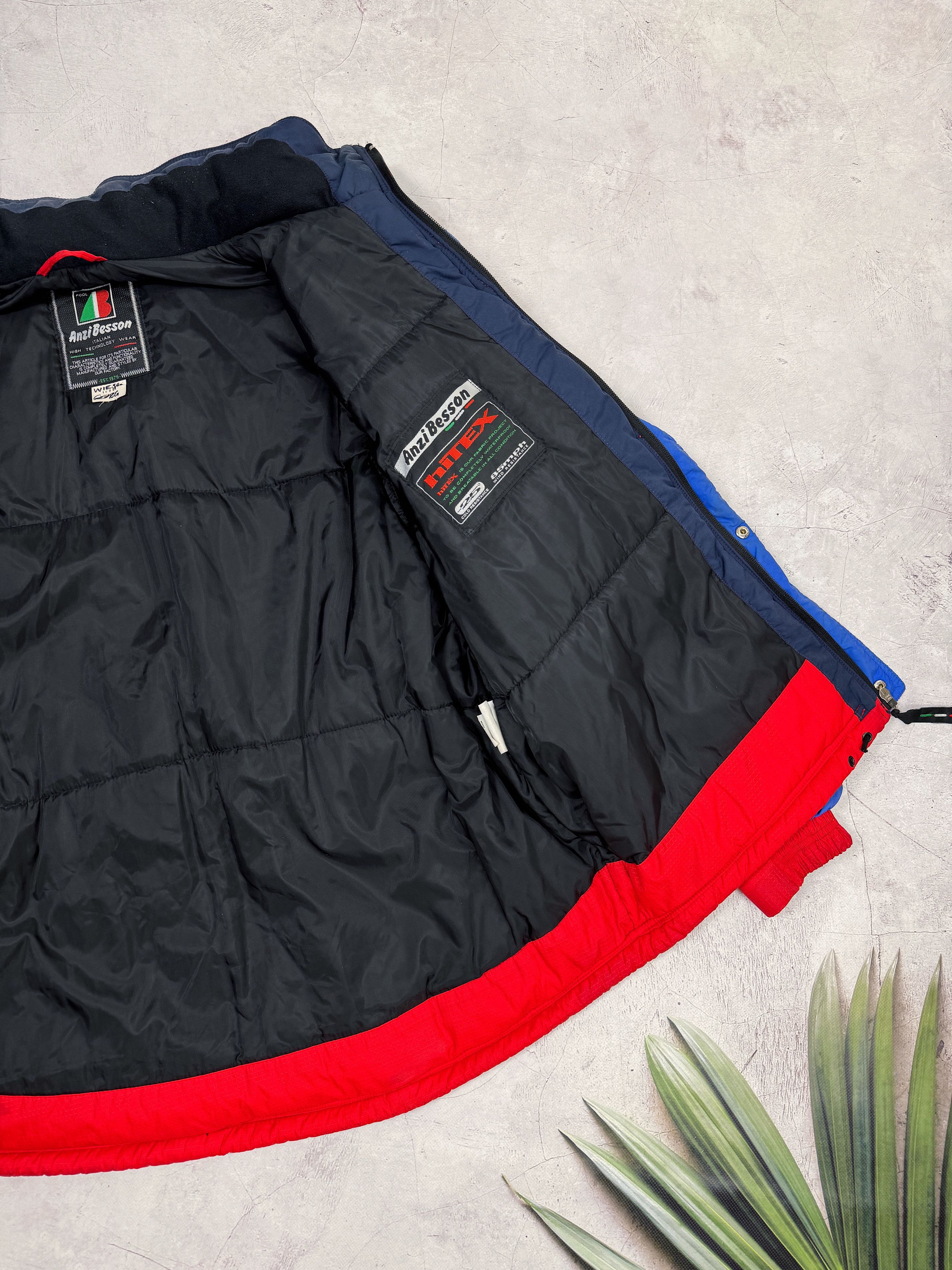 Vintage Anzi Besson Jacket FIS Nordic World Ski Champ 99 Ramsau Size US XL / EU 56 / 4 - 11 Thumbnail