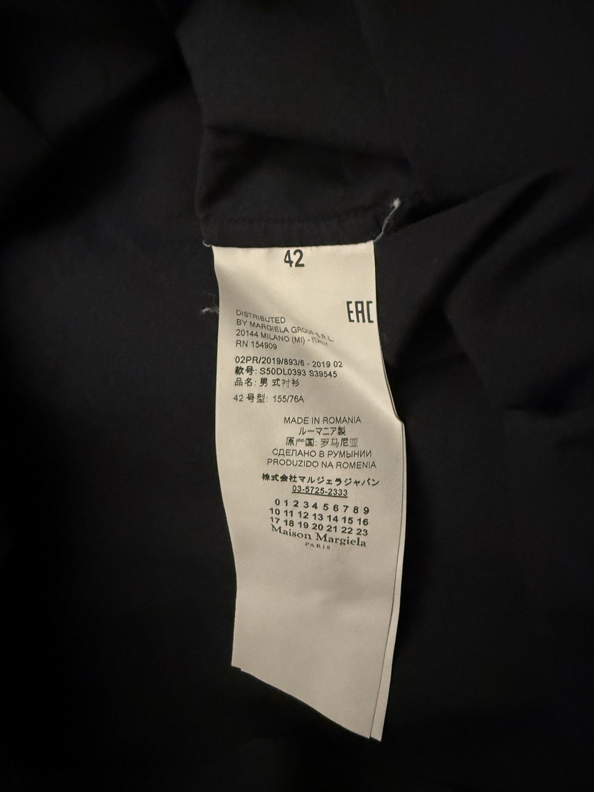 Maison Margiela Maison Margiela Black Shirt Size US XS / EU 42 / 0 - 6 Thumbnail