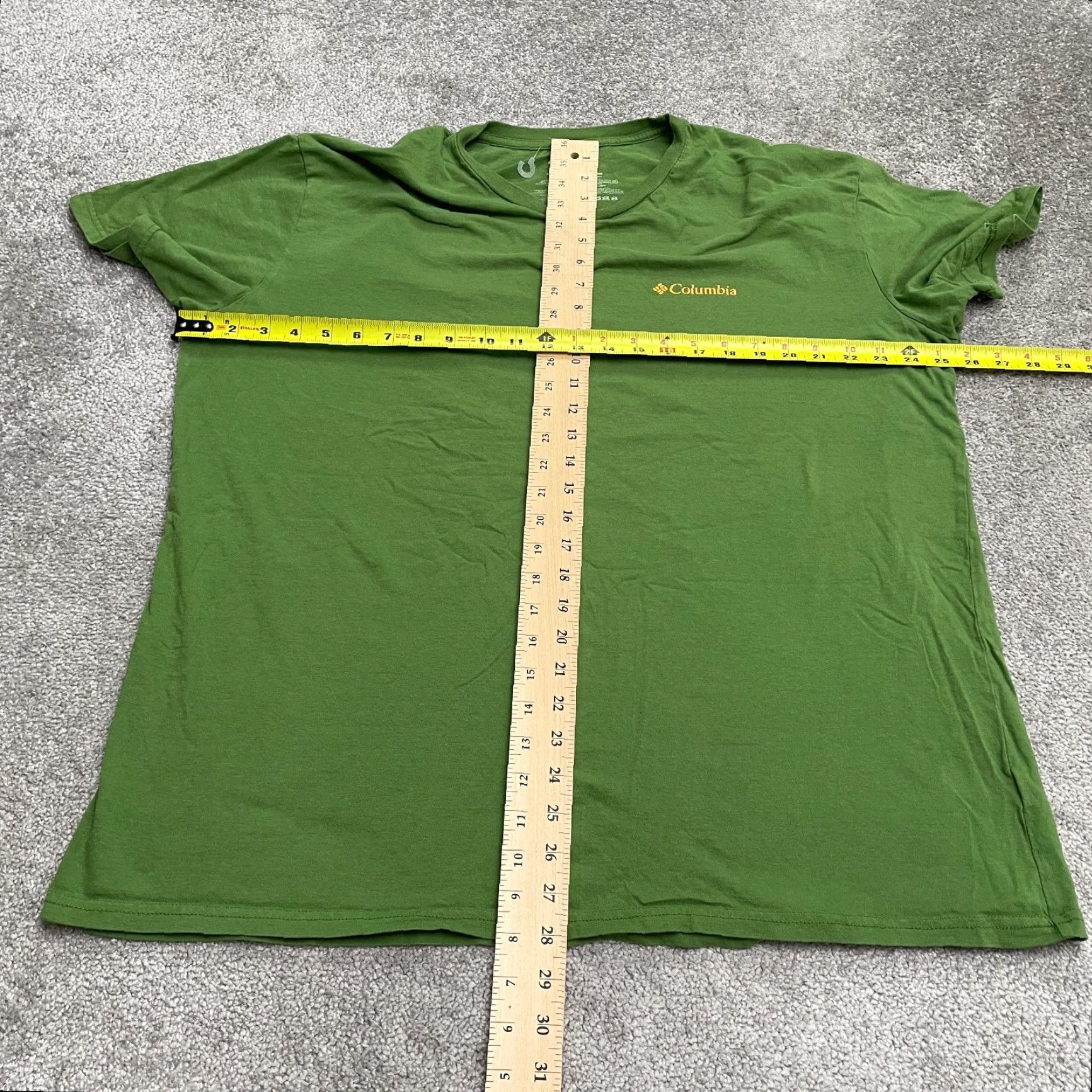 Vintage Columbia Graphic T-Shirt Men XXL Green Crew Neck Short Sleeve Casual Outdoor Tee Size US XXL / EU 58 / 5 - 6 Thumbnail