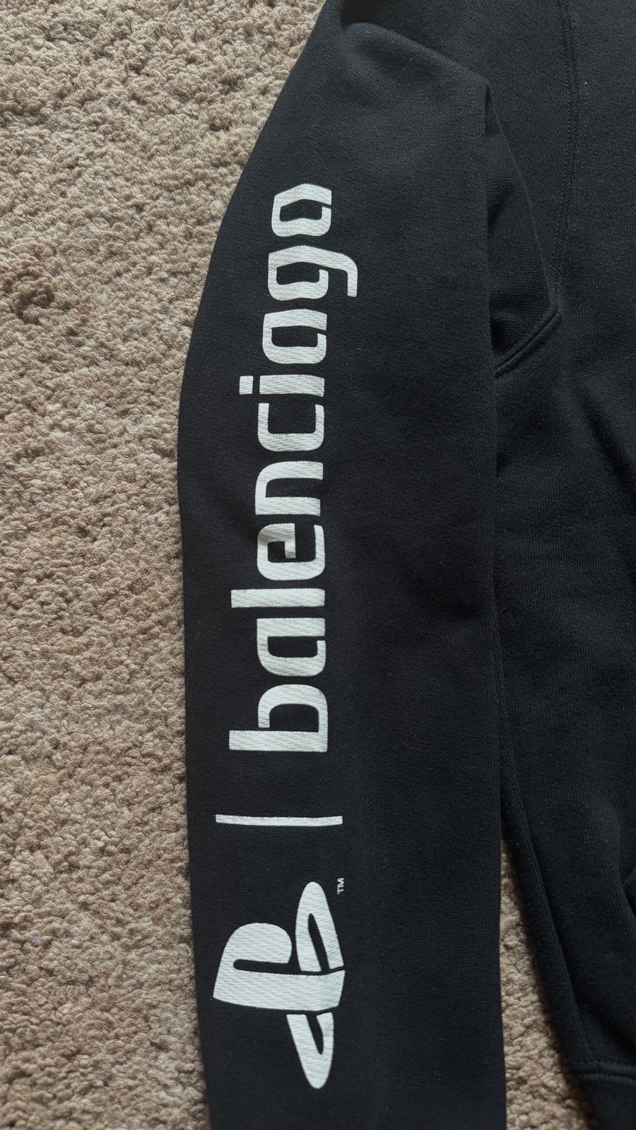 Balenciaga Balenciaga Ps5 Fitted Hoodie Size US S / EU 44-46 / 1 - 4 Thumbnail