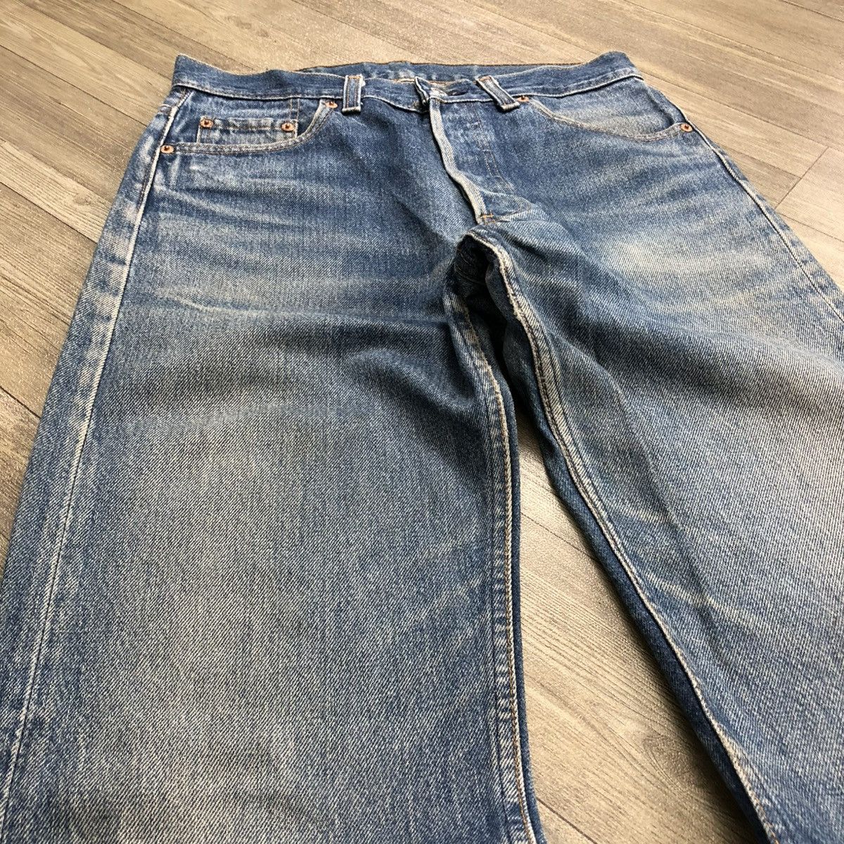 Levi's × Levi's Vintage Clothing × Vintage 🇺🇸 1990s Vintage Levis Strauss 501 #546 Faded Blue Jeans Size US 30 / EU 46 - 19 Thumbnail