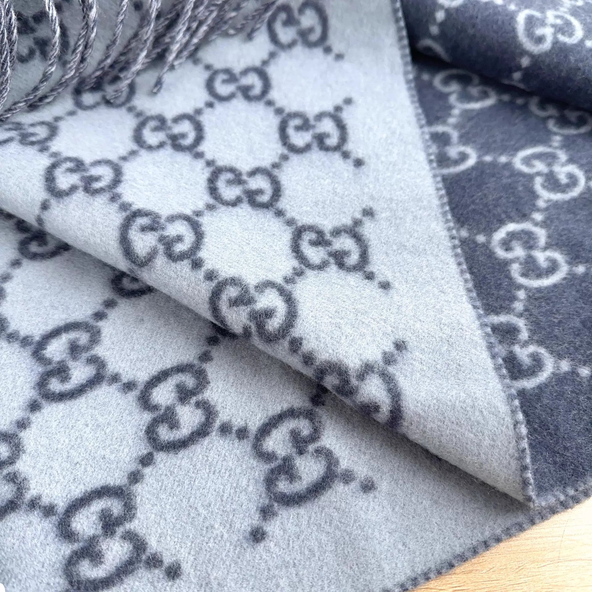 Gucci GUCCI GG Pattern Scarf Size ONE SIZE - 5 Thumbnail