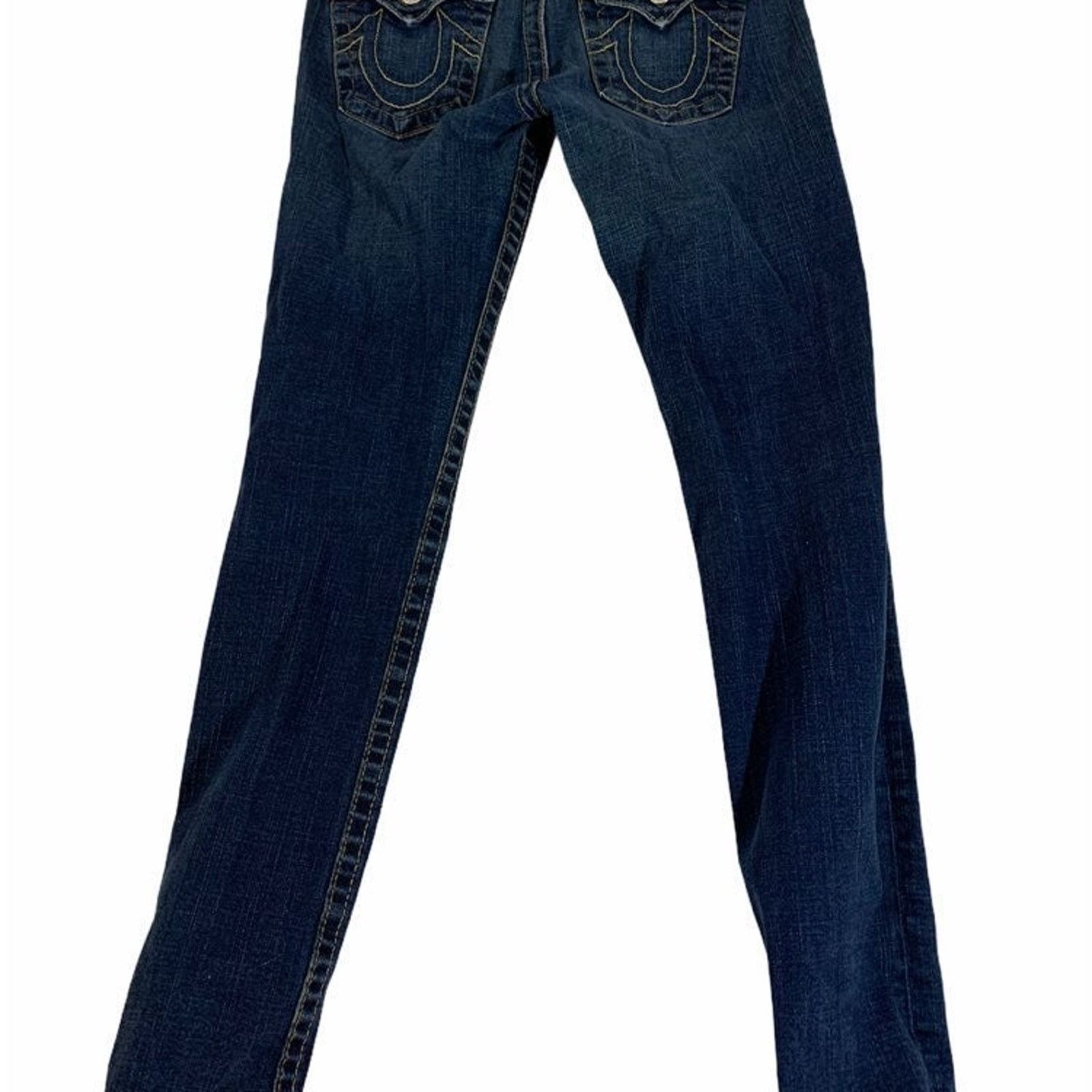 True Religion True Religion Jeans Women's 27 Low Rise Skinny Straight Leg Size 30" / US 8 / IT 44 - 5 Thumbnail