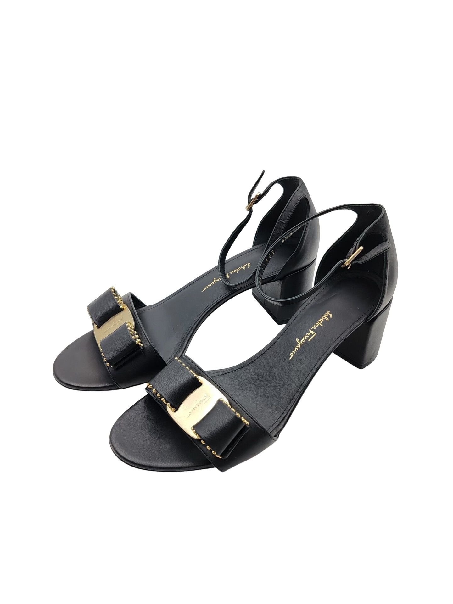 Salvatore Ferragamo Salvatore Ferragamo Vara Bow Heeled Sandals Size 8.5 Size US 8.5 / IT 38.5 - 1 Thumbnail