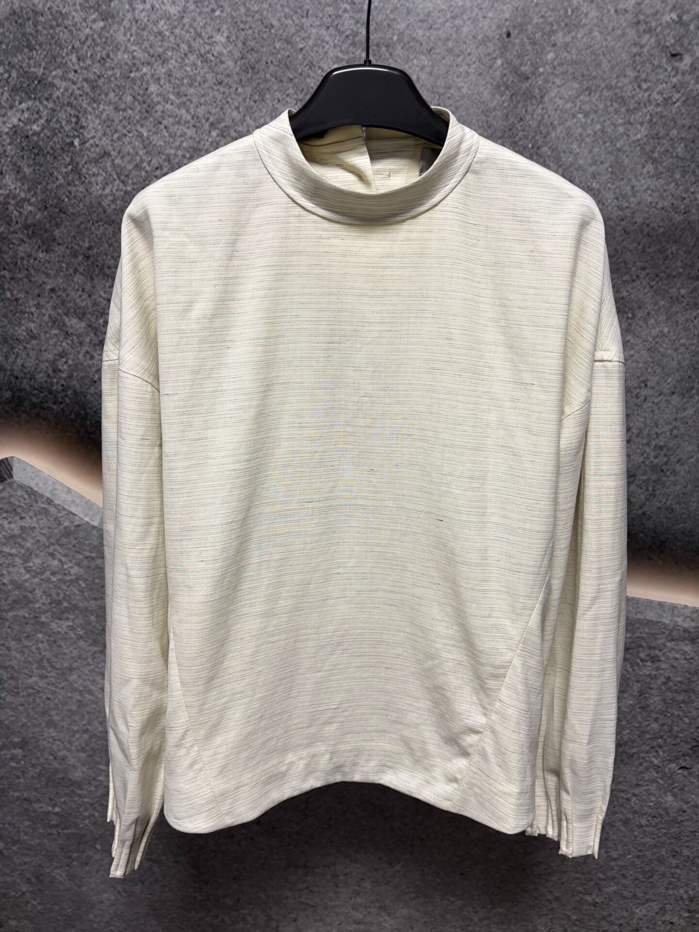 Dior Dior FW23 Beige Striped Stand-Collar Coat Size US M / EU 48-50 / 2 - 1 Thumbnail