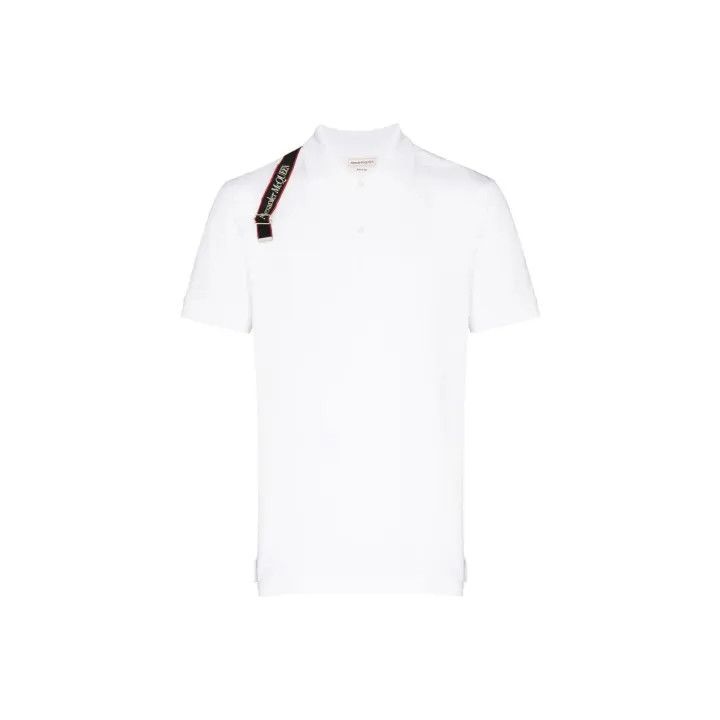Alexander McQueen Alexander McQueen SS22 Logo Short Sleeve Polo 0079 Size US M / EU 48-50 / 2 - 1 Thumbnail