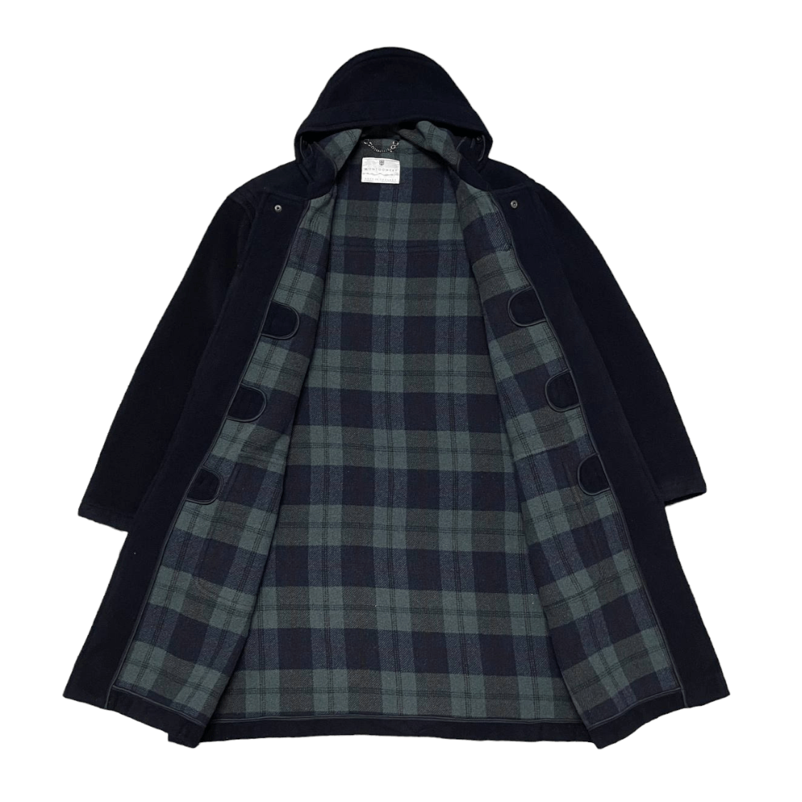 Vintage Montgomery Duffle Coat Wool