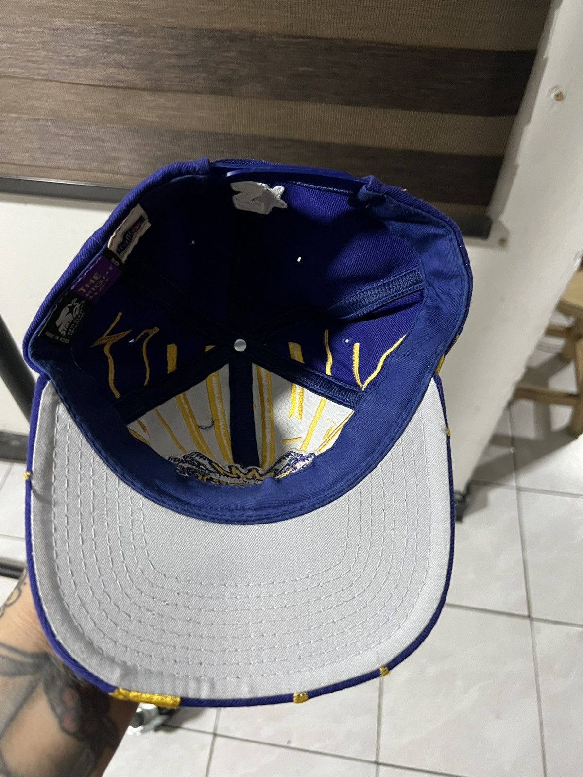 Starter Vintage Starter collision shockwave hat Size ONE SIZE - 4 Thumbnail