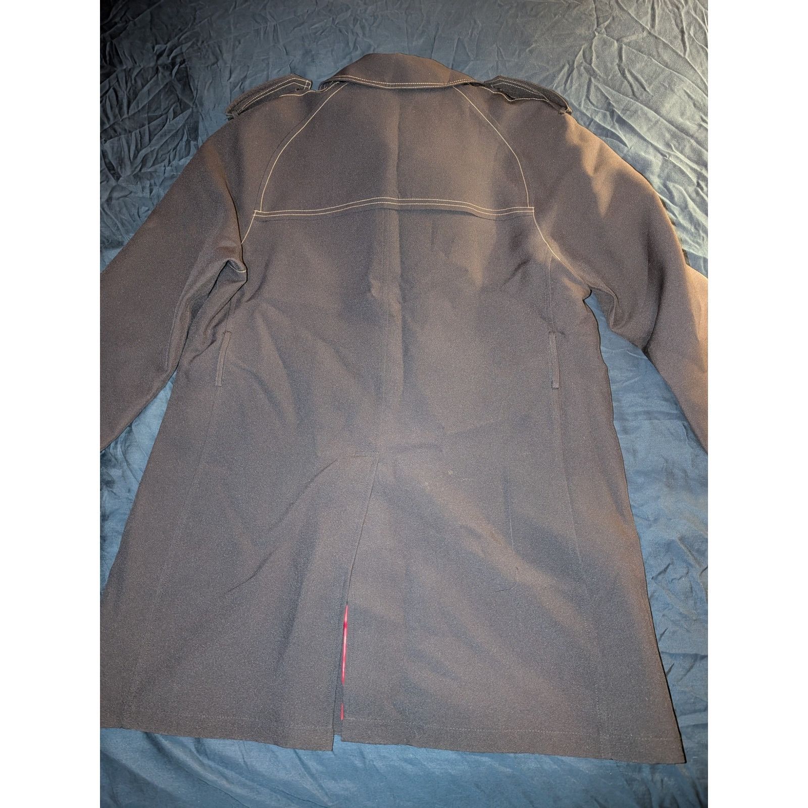 London Fog Vintage 70's Harbor Master Trench Overcoat size 44 Reg Size US M / EU 48-50 / 2 - 7 Thumbnail