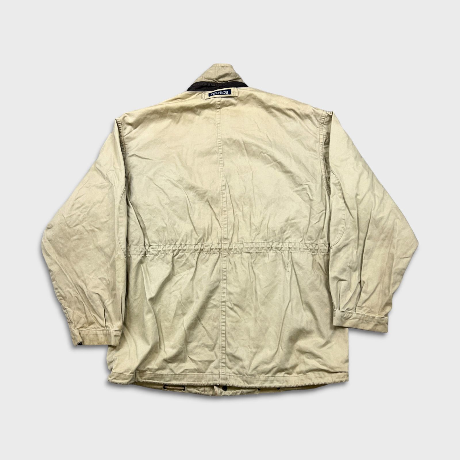 Nautica × Vintage VTG Nautica Jacket Large Full Zip Hunting Bomber 90s Coat Size US L / EU 52-54 / 3 - 7 Thumbnail