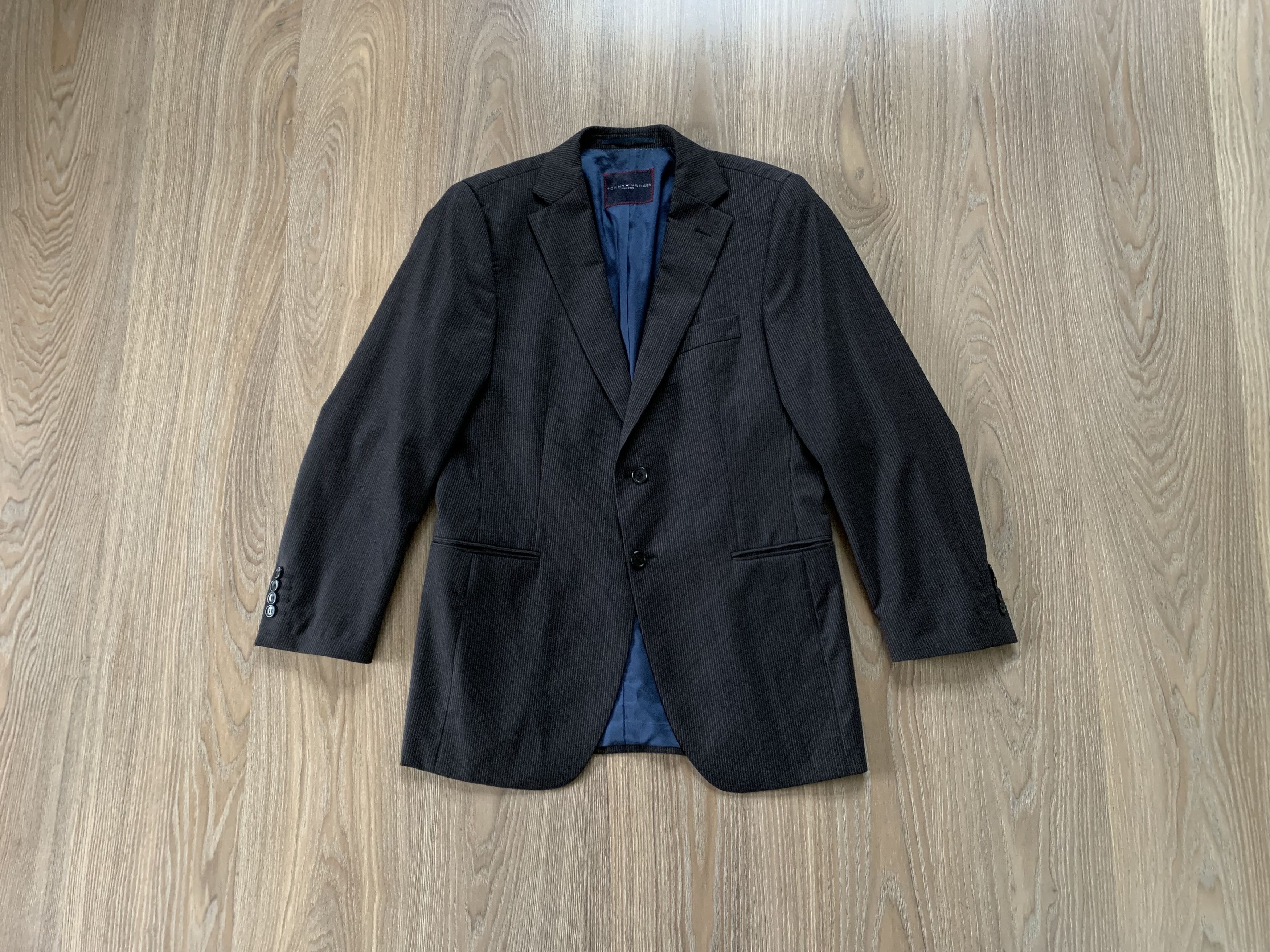 Designer × Tommy Hilfiger Tommy Hilfiger Tailored Kevin Brooks Classic Blazer Size 46L - 1 Thumbnail
