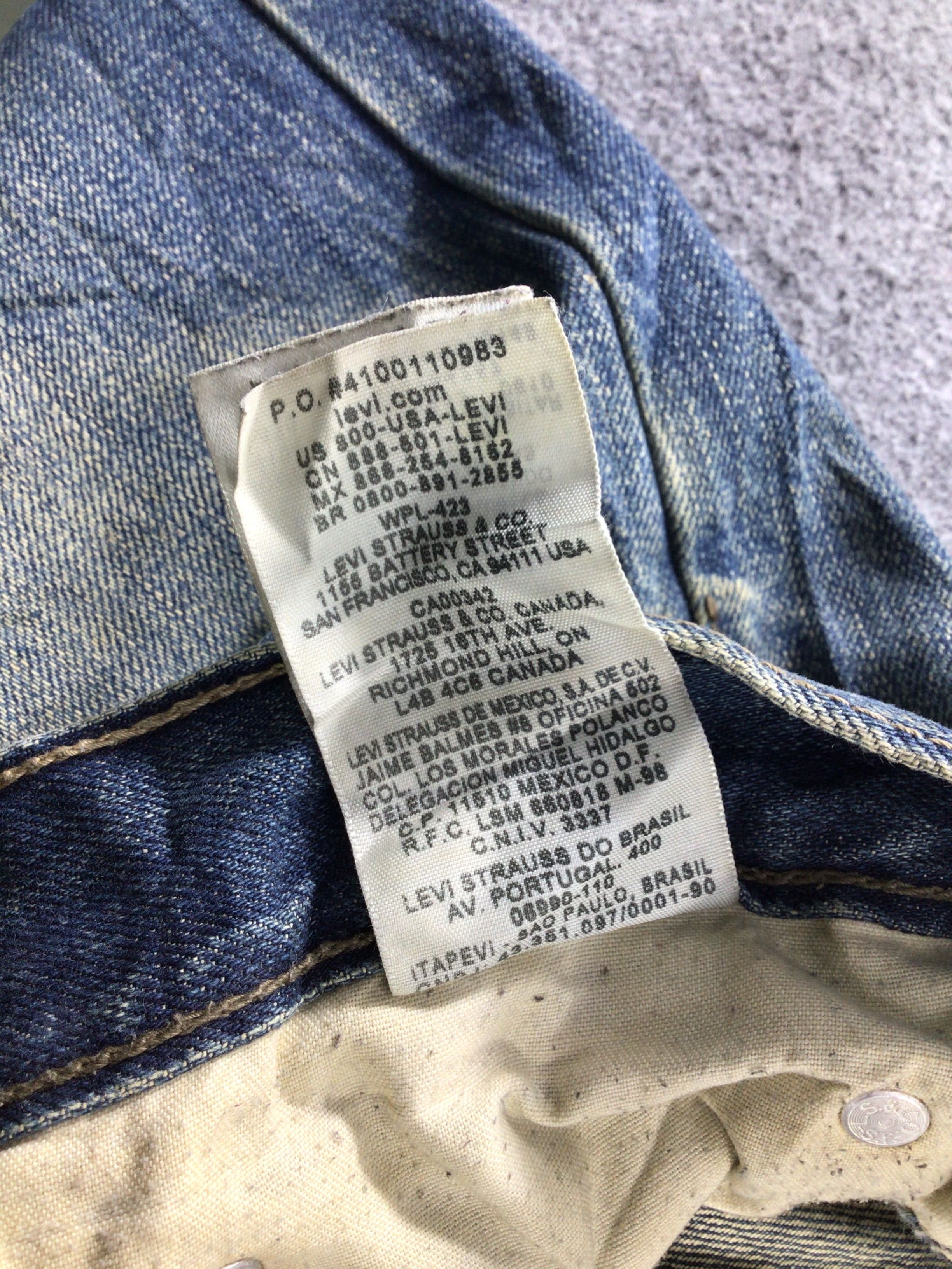 Levi's Vintage Levis 514 Jeans Rusty Faded Blue Denim -J546 Size US 37 - 12 Thumbnail