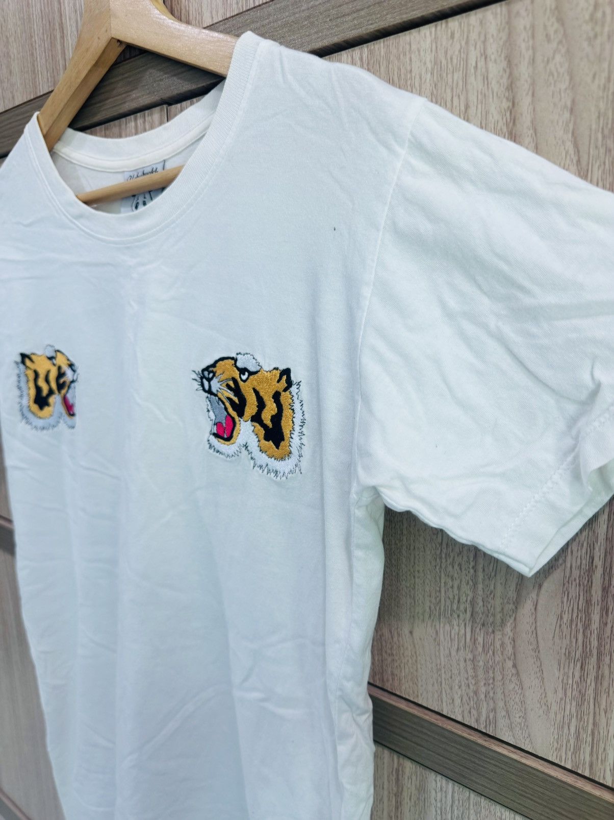 Japanese Brand UCHUHYAKKA Double Tiger Sakujan Short Sleeve Tee Size US M / EU 48-50 / 2 - 3 Thumbnail