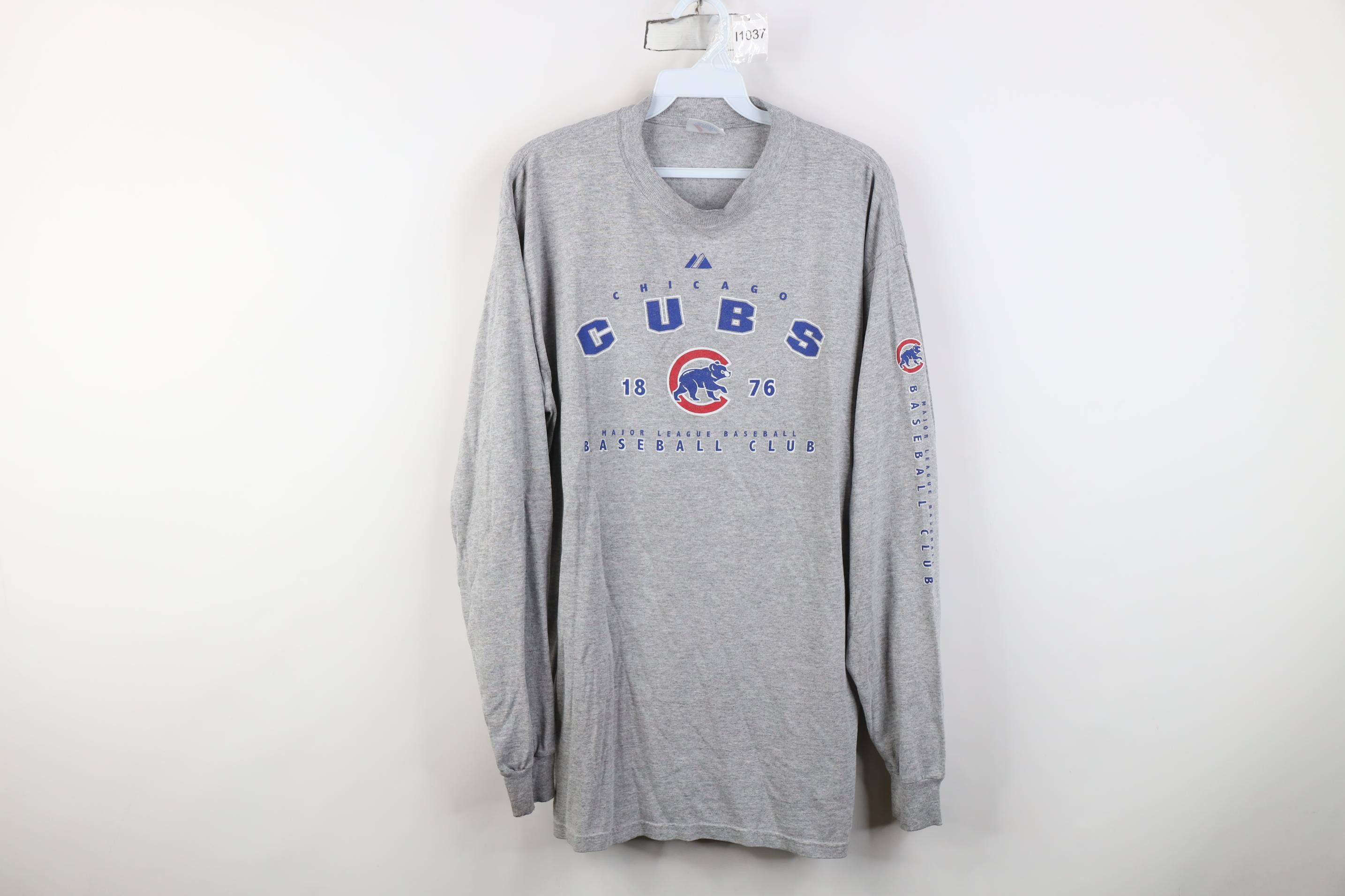 Majestic Vintage Majestic Chicago Cubs Baseball Long Sleeve T-Shirt Size US M / EU 48-50 / 2 - 1 Thumbnail