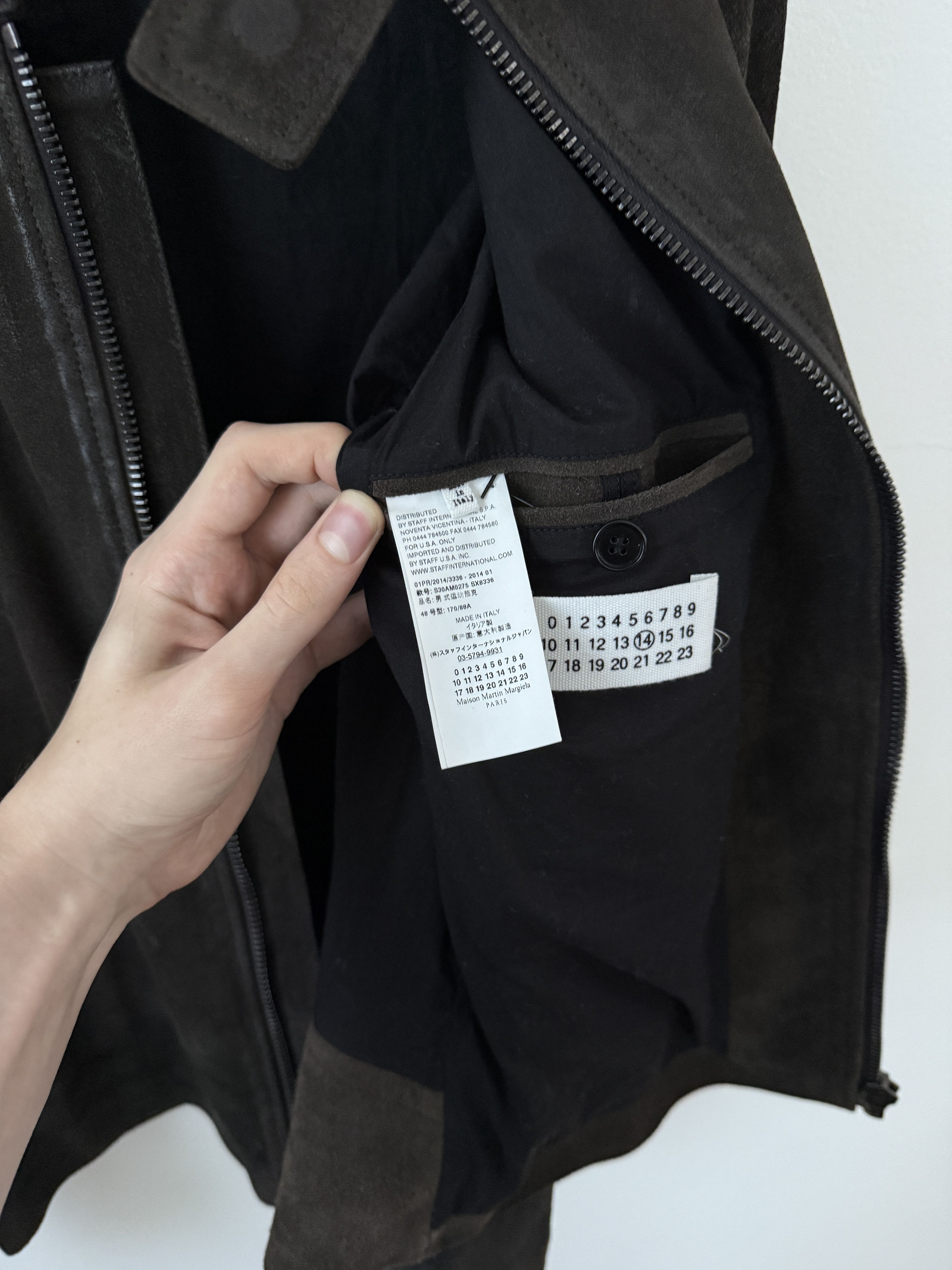 Maison Margiela 2014 5 Zip Leather Moto Jacket Size US M / EU 48-50 / 2 - 18 Thumbnail