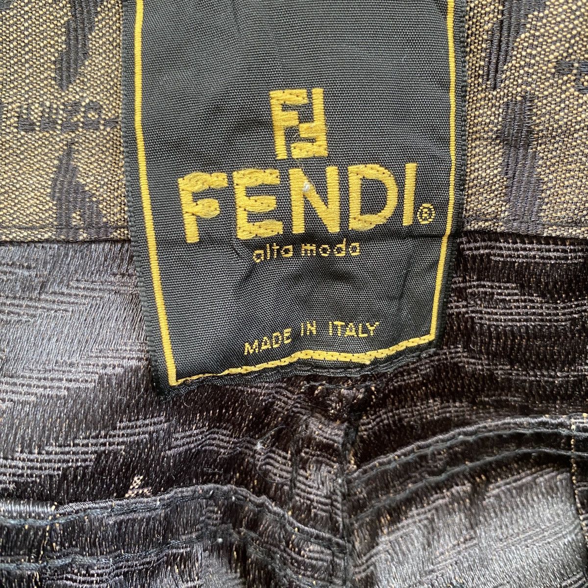 Fendi Vintage Fendi Tiger Stripe High Waist Trousers Pants Size 24" / US 00 / IT 34 - 5 Thumbnail