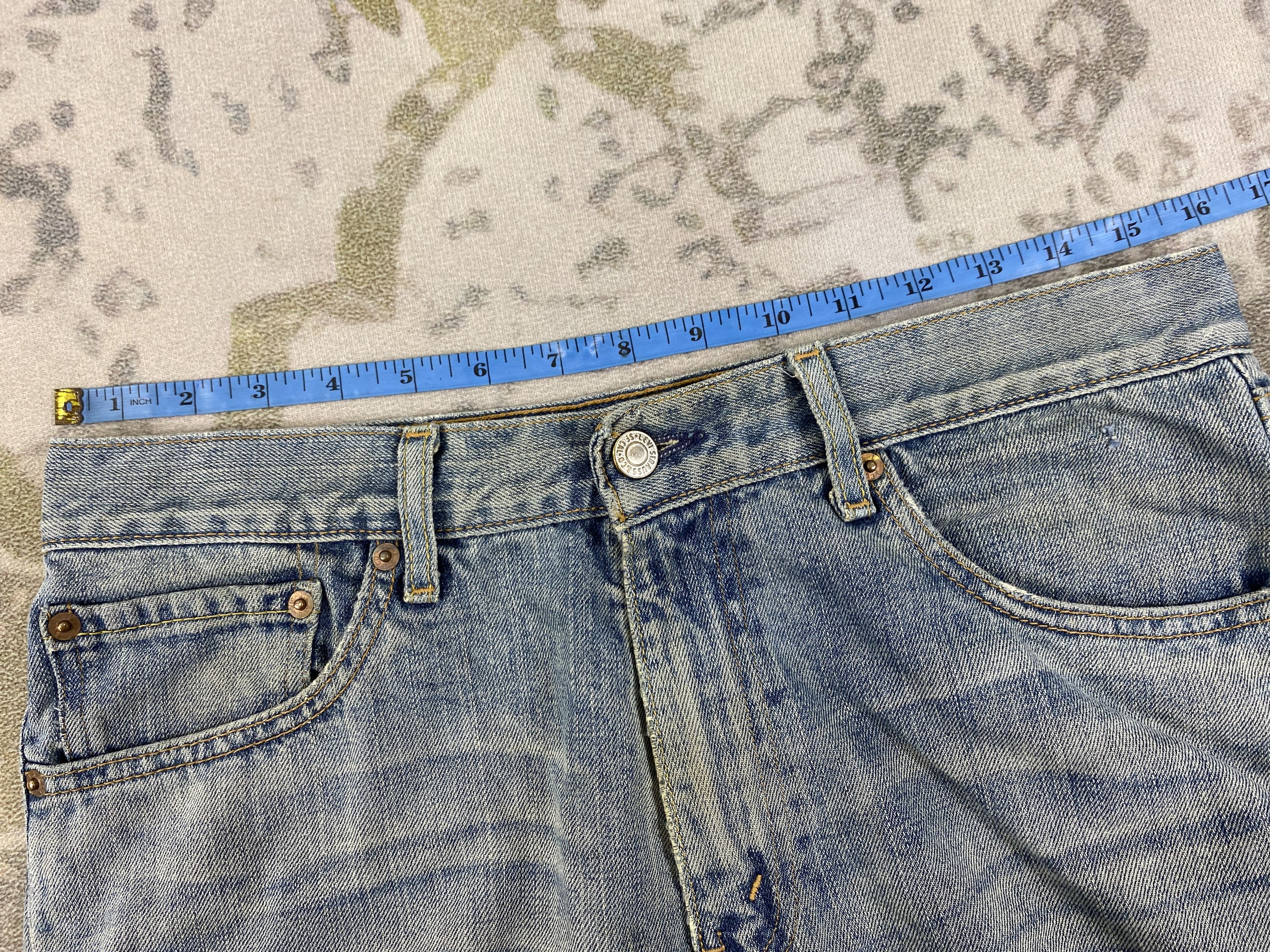 Levi's Distressed Vintage Levi's 533 Jeans 32x29.5 Denim - JN3658 Size US 32 / EU 48 - 5 Thumbnail