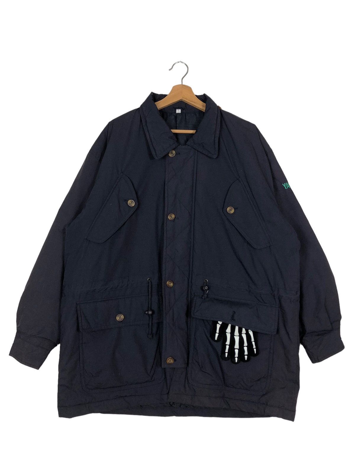 Japanese Brand 🔥90’s Rare Design Light Puffer Down Jacket Yamaha Big Logo Size US L / EU 52-54 / 3 - 1 Thumbnail