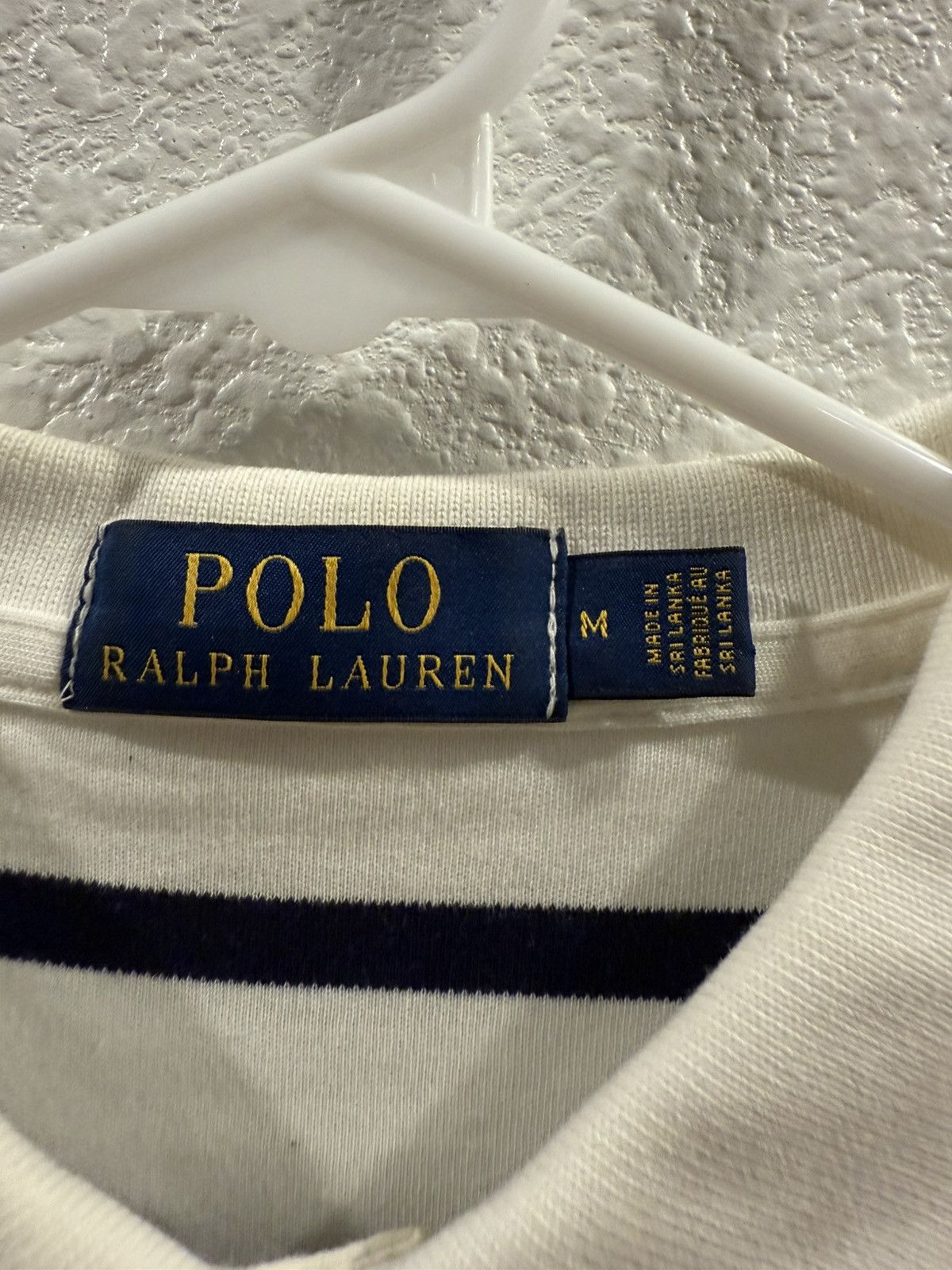 Polo Ralph Lauren Polo Ralph Lauren White Polo Size US M / EU 48-50 / 2 - 2 Thumbnail