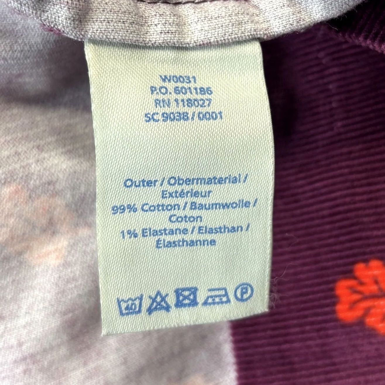 Boden Boden Corduroy Dress Burgundy 12 3/4 Sleeve Knee Length Women’s shift Casual, Travel, Party/Cocktail - UK 12 Size XL / US 12-14 / IT 48-50 - 7 Thumbnail