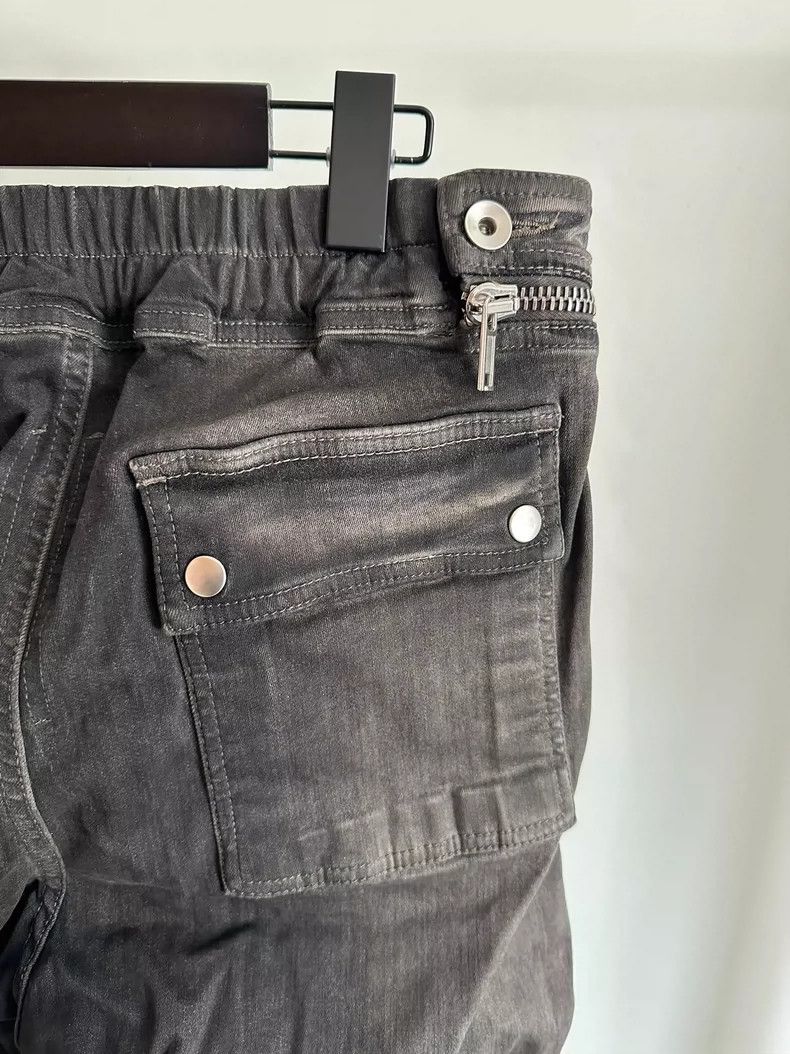 Rick Owens Rick Owens size m Zipper Feet Wash Grey Slash Twill Zipper Size US 28 / EU 44 - 3 Thumbnail