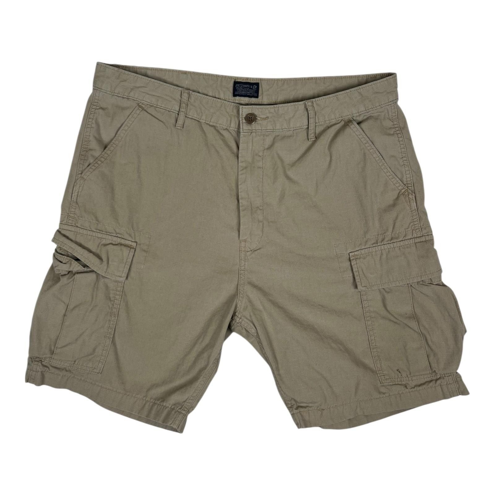 Levi's Levi Strauss & Co Cargo Shorts Mens 38 Khaki Ripstop Multi P Size US 38 / EU 54 - 1 Thumbnail