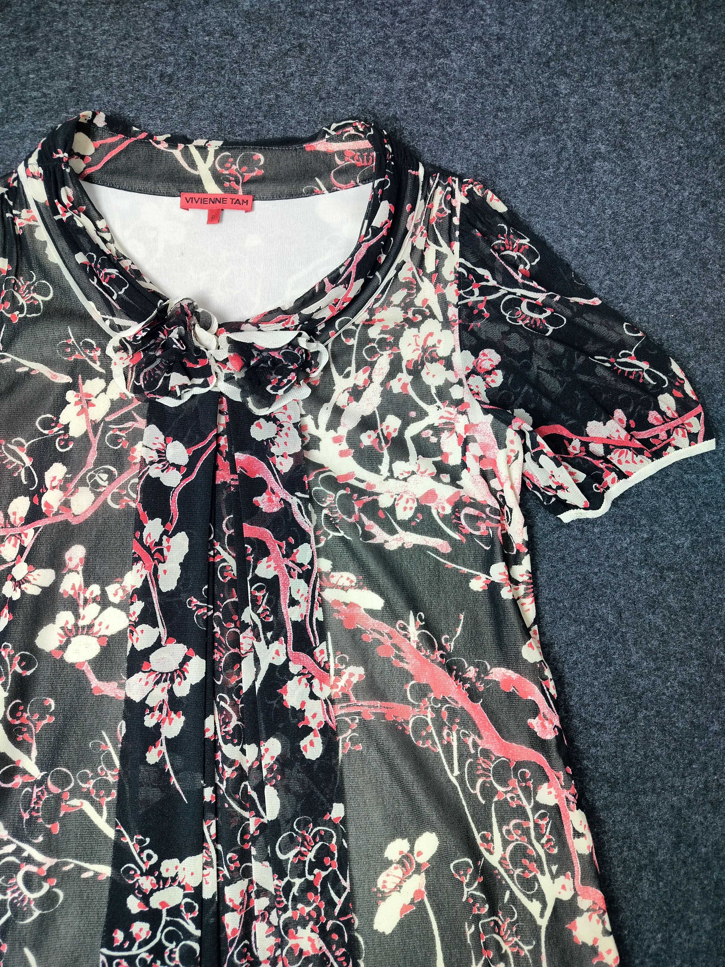 Vivienne Tam Vivienne Tam Floral Print Dress Size S / US 4 / IT 40 - 2 Thumbnail