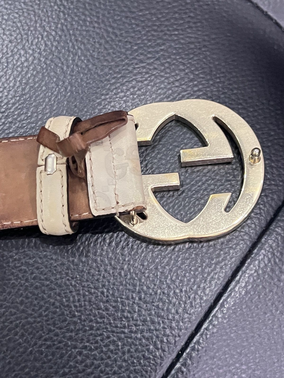 Gucci Gucci Double G Embossed Monogram Belt Size ONE SIZE - 10 Thumbnail
