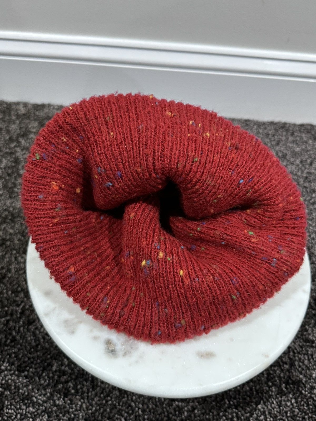 Supreme Supreme Piling Loose Gauge Logo Red Beanie Knit Hat Size ONE SIZE - 5 Thumbnail