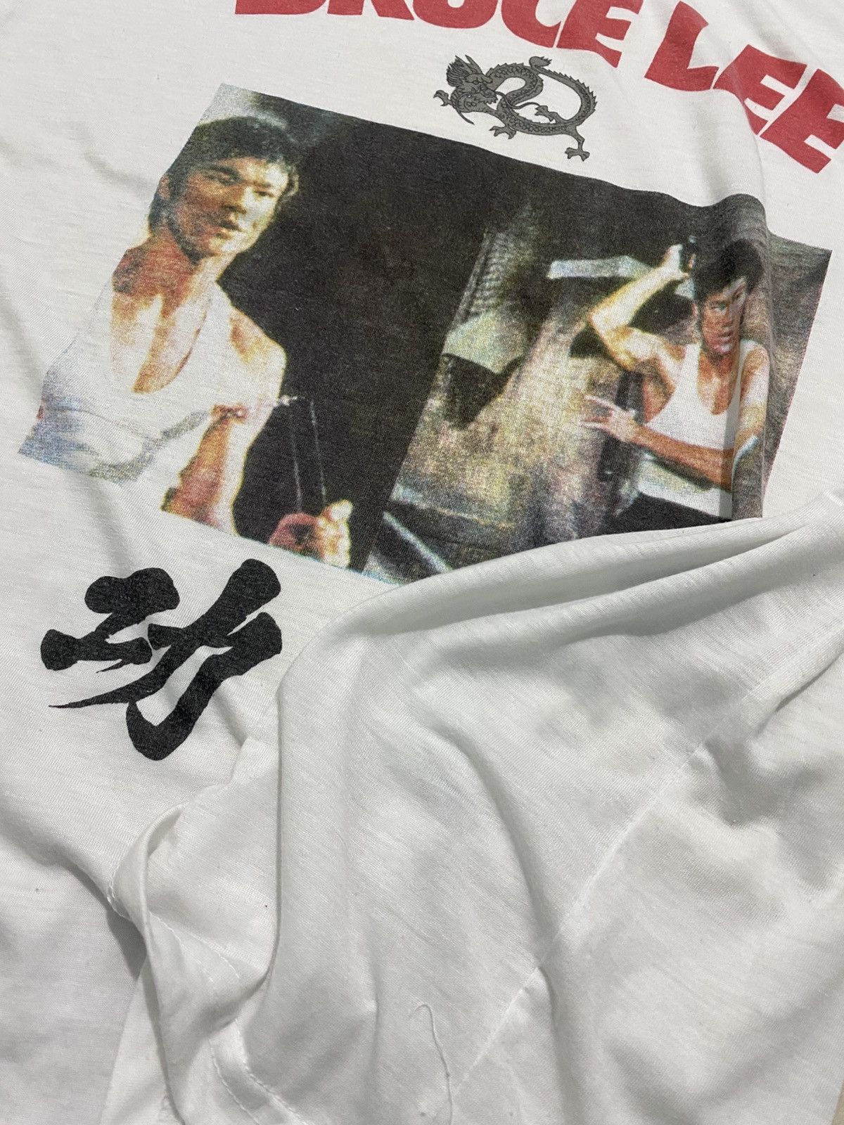 Vintage NEED GONE ‼️ Bruce Lee Photo Tee Hong Kong Chinese Vintage Size US L / EU 52-54 / 3 - 4 Thumbnail