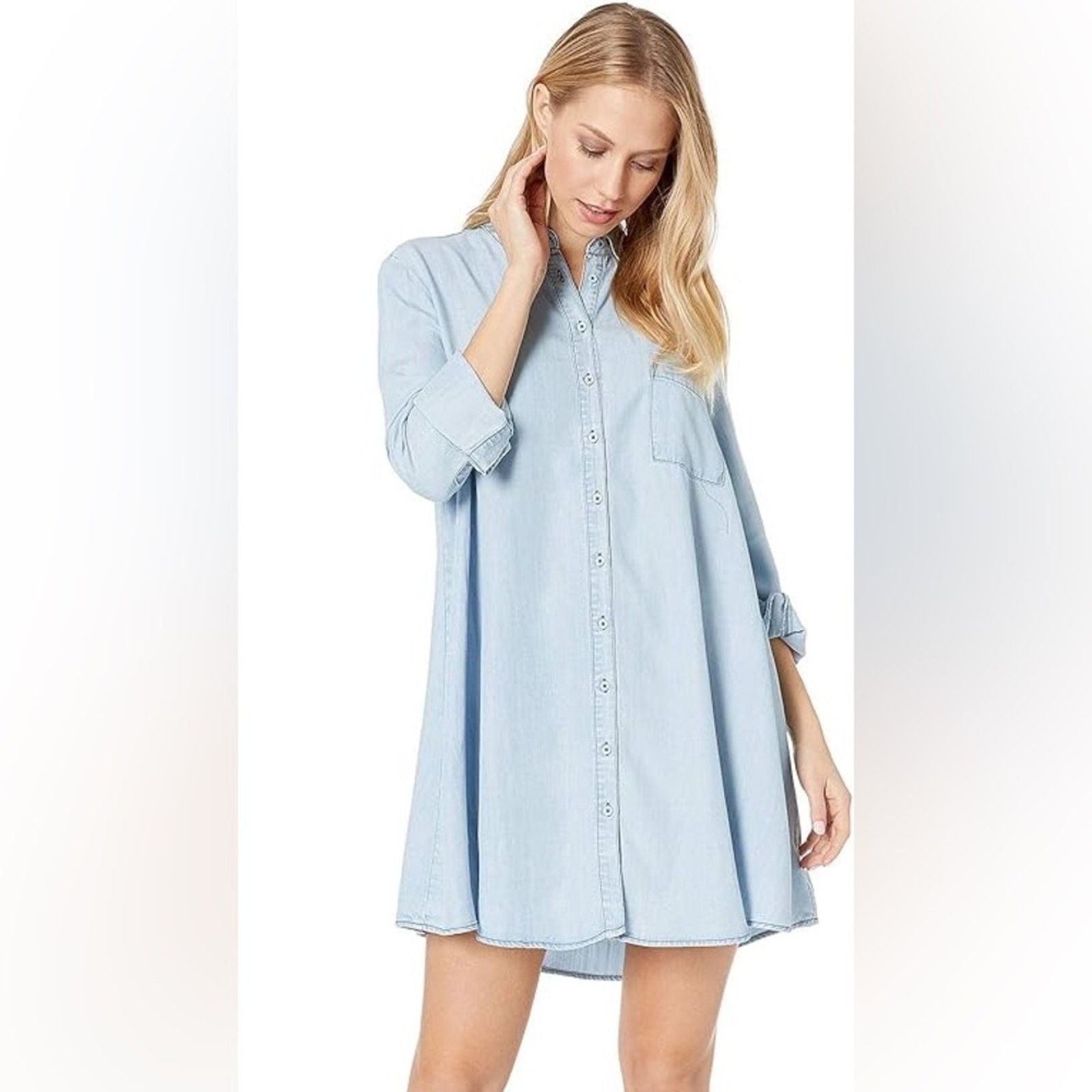 bb dakota grey dress BB Dakota Women's French Toast Striped Dress main image 1