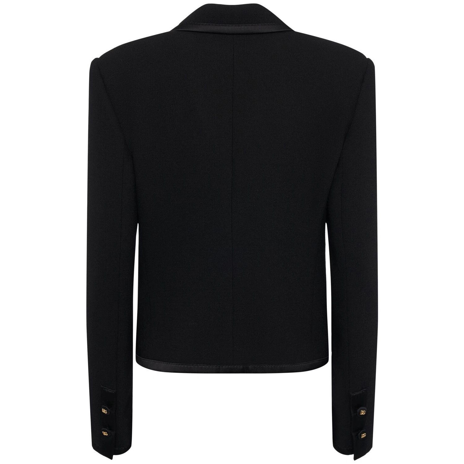 Dolce & Gabbana DOLCE&GABBANA Black Wool Double Breasted Jacket New & Authen Size L / US 10 / IT 46 - 2 Thumbnail