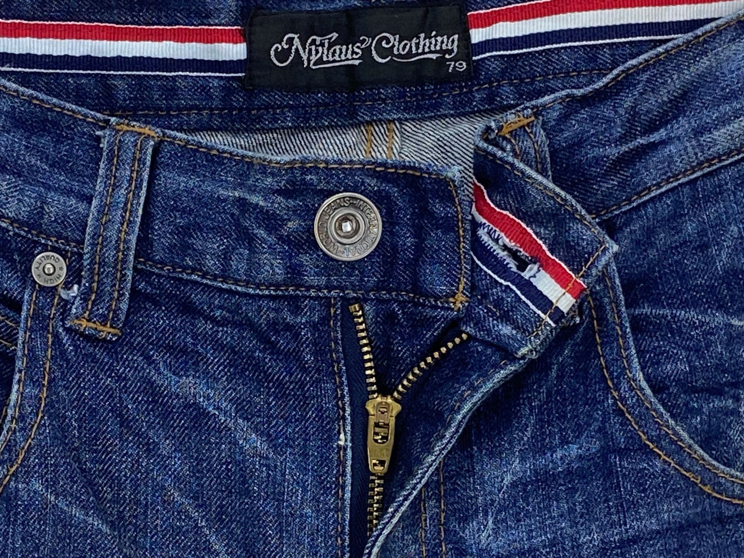 Japanese Brand Nylaus Jeans Double Waist Jeans Japanese Jeans Size US 31 - 9 Thumbnail