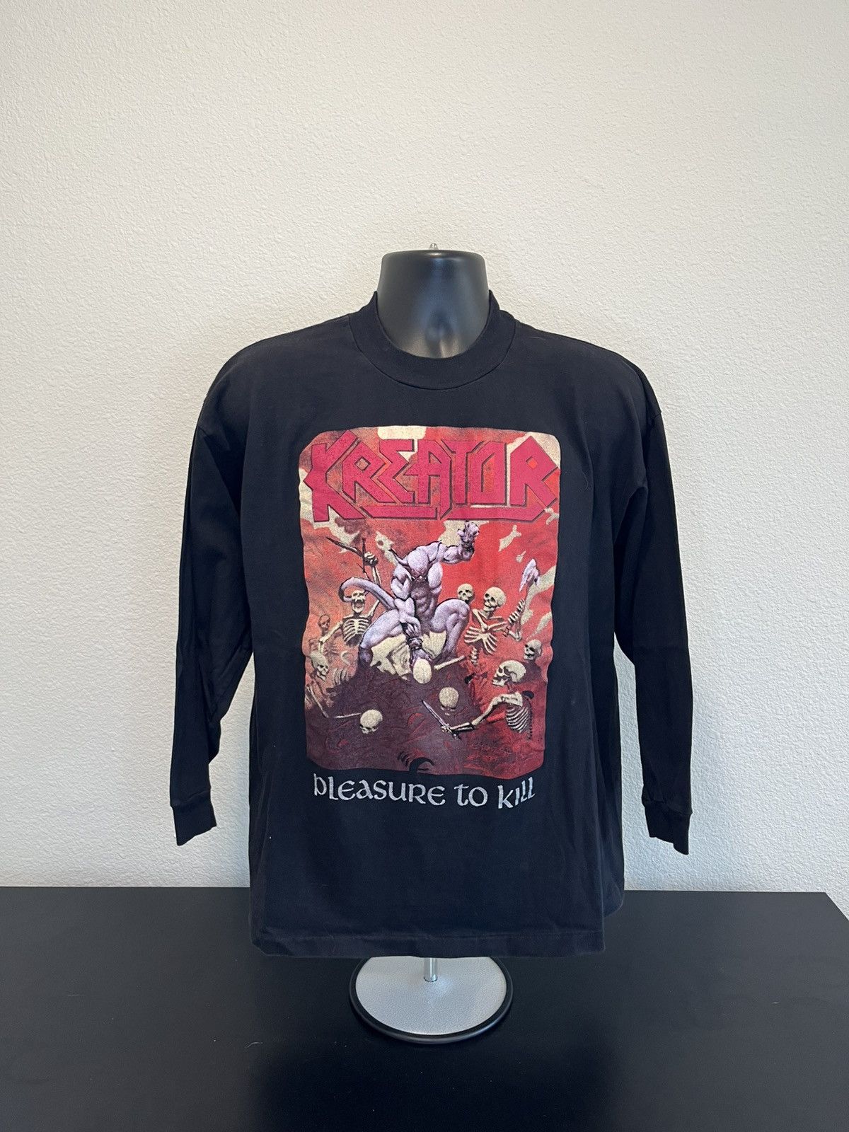 Kreator pleasure to kill shirt vintage thrash metal rock