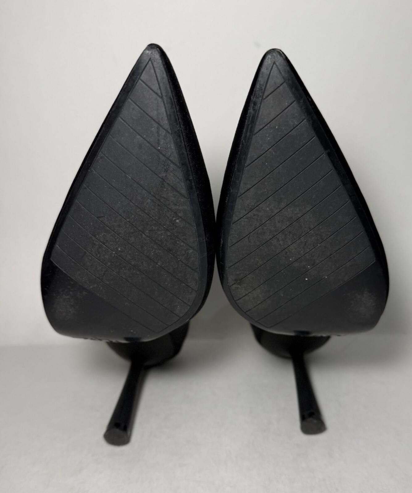 Zara ZARA D'Orsay Stiletto Pump Pointed Toe 4 inch Heels Black Size US 6.5 / IT 36.5 - 5 Thumbnail