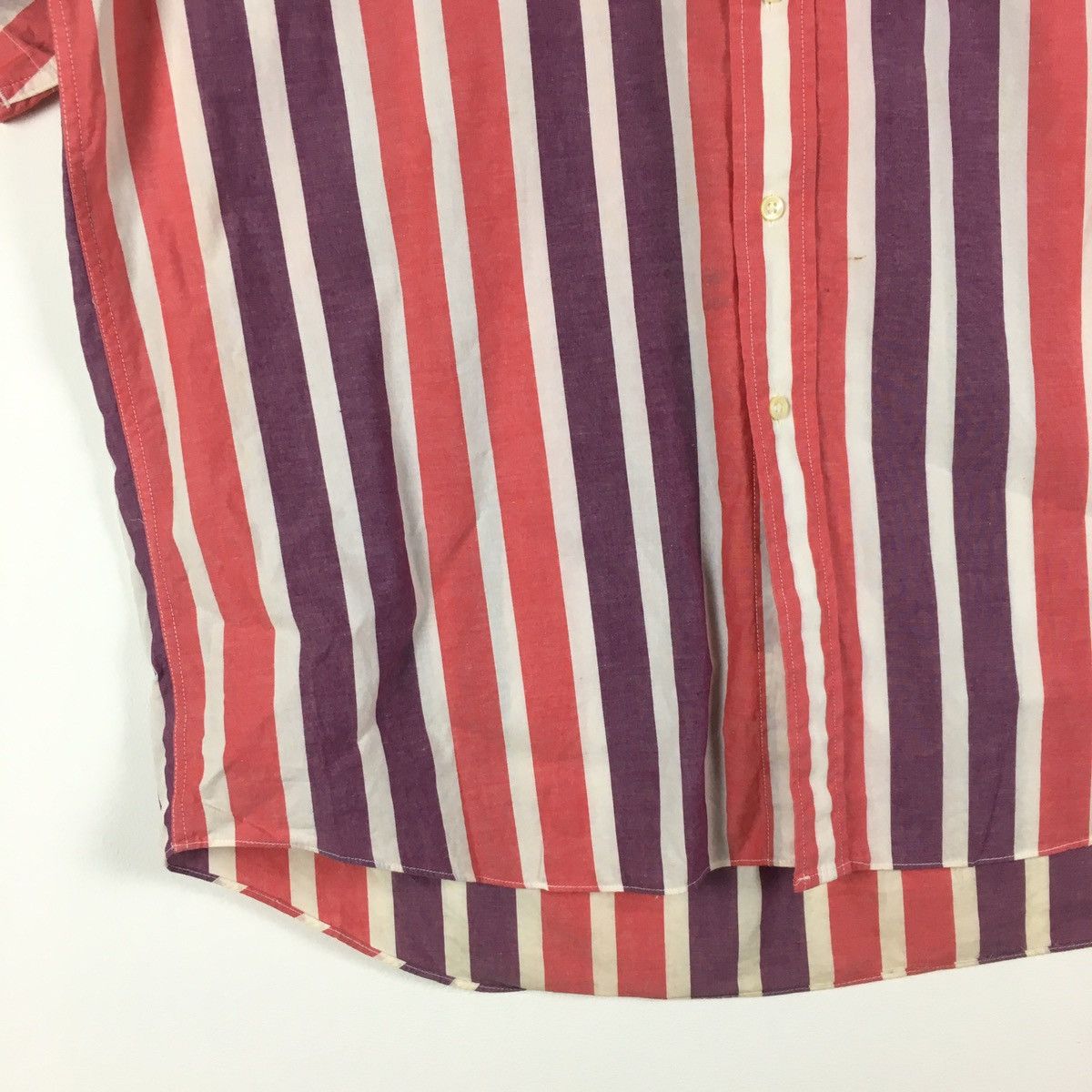 Nautica × Urban Classics × Vintage Vintage NAUTICA Short Sleeve Button Ups Shirt Size US M / EU 48-50 / 2 - 2 Thumbnail