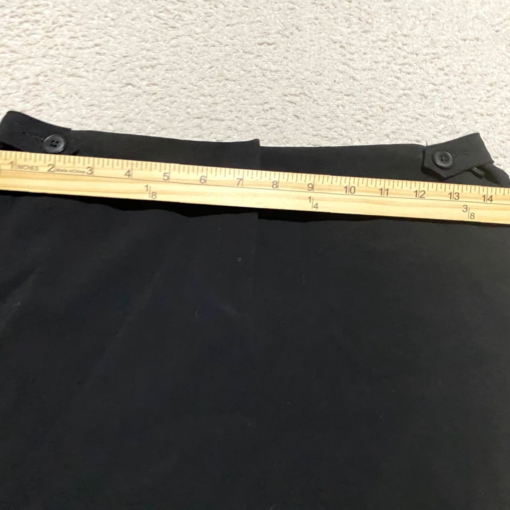 Norma Kamali VINTAGE Norma Kamali Womens Skirt sz 6 Solid Black Straight Pencil Career Work Business Size 28" / US 6 / IT 42 - 2 Thumbnail