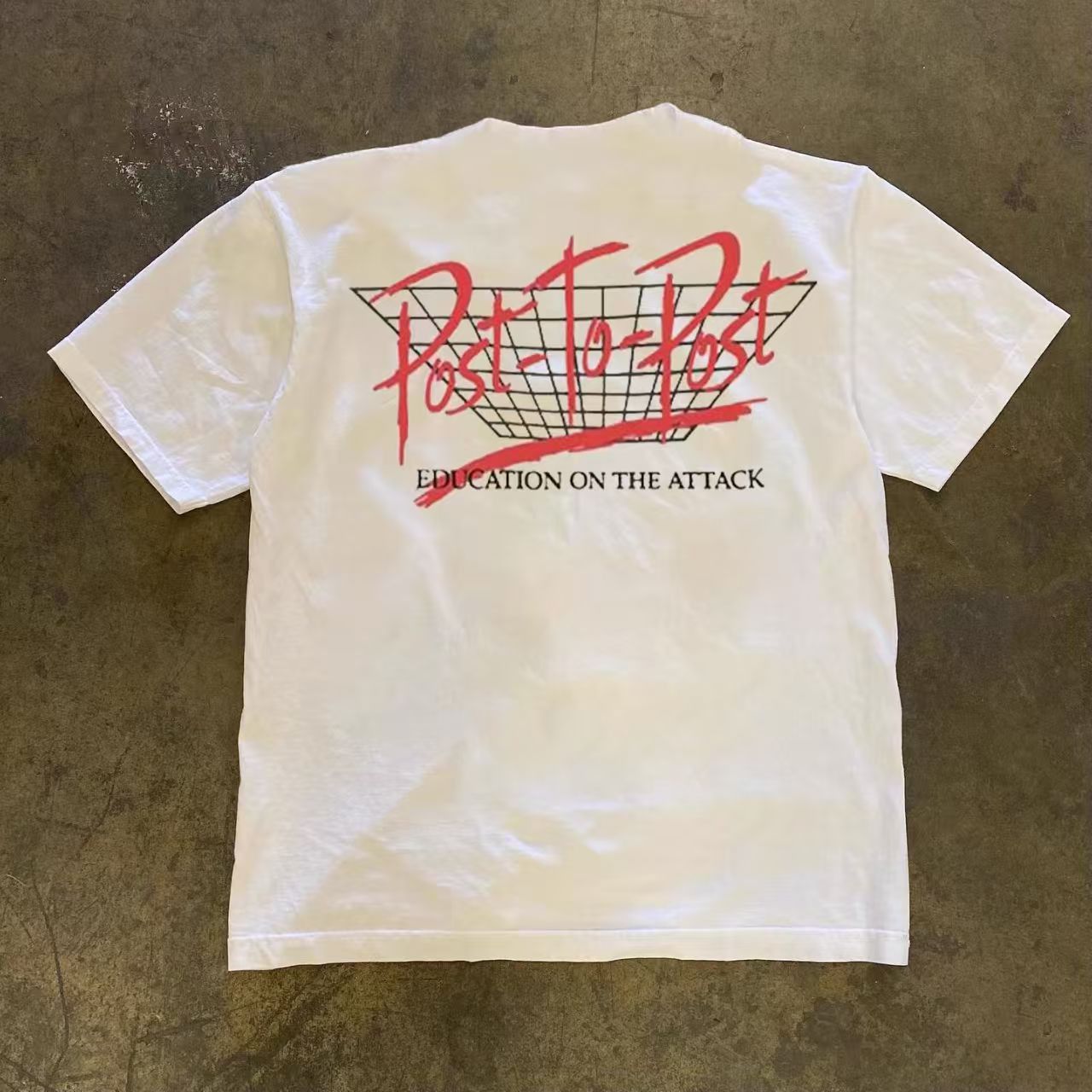 Japanese Brand × Vintage White casual retro troll eye print t-shirt Size US L / EU 52-54 / 3 - 2 Thumbnail