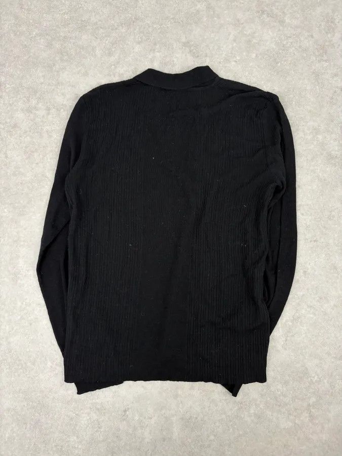Gucci 1990s Gucci Black Wool Classy Polo Longsleeves Size US S / EU 44-46 / 1 - 5 Thumbnail