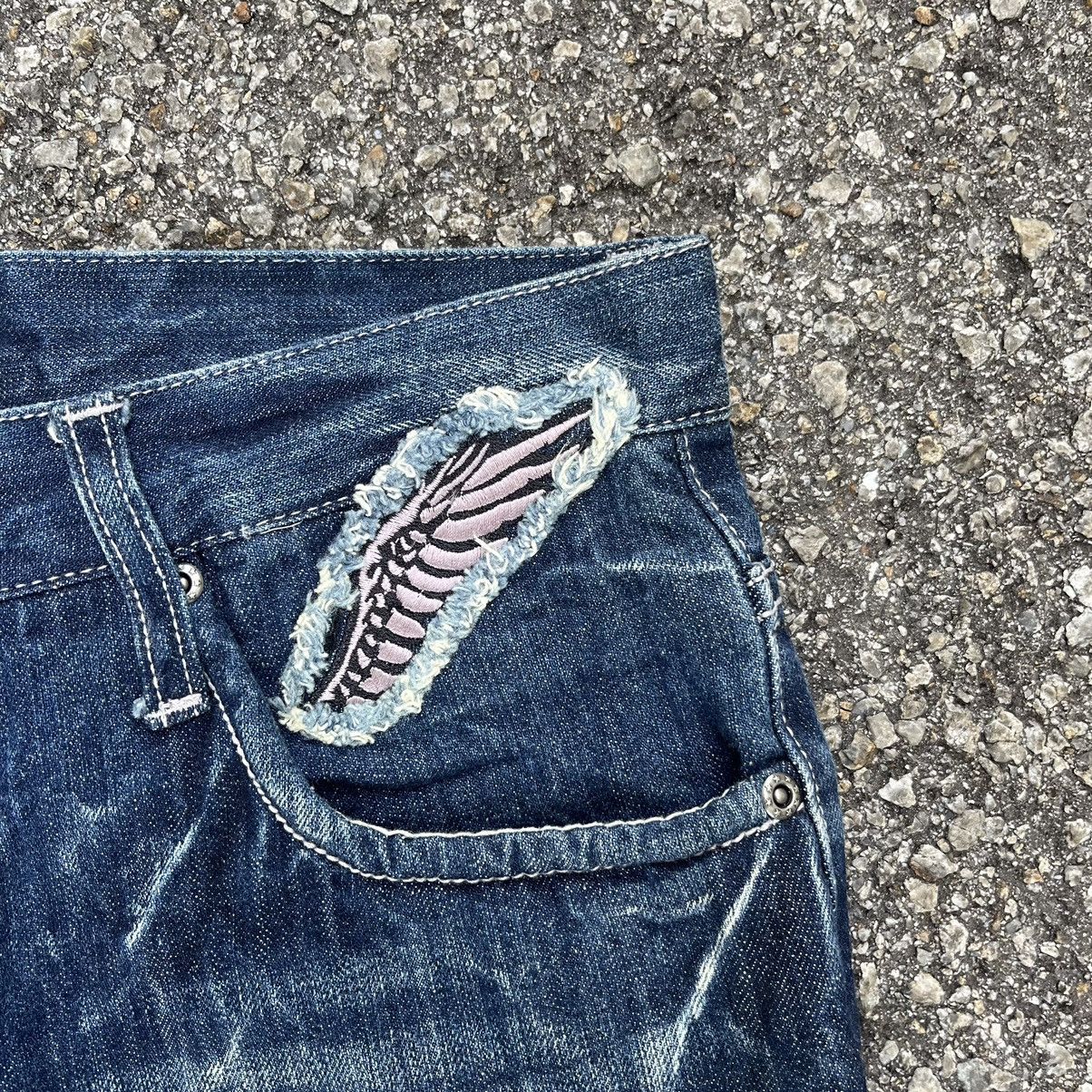 Number (N)ine Flare Jeans Nylaus Japanese Brand Boot Cut Distressed Denim Size US 30 / EU 46 - 9 Thumbnail
