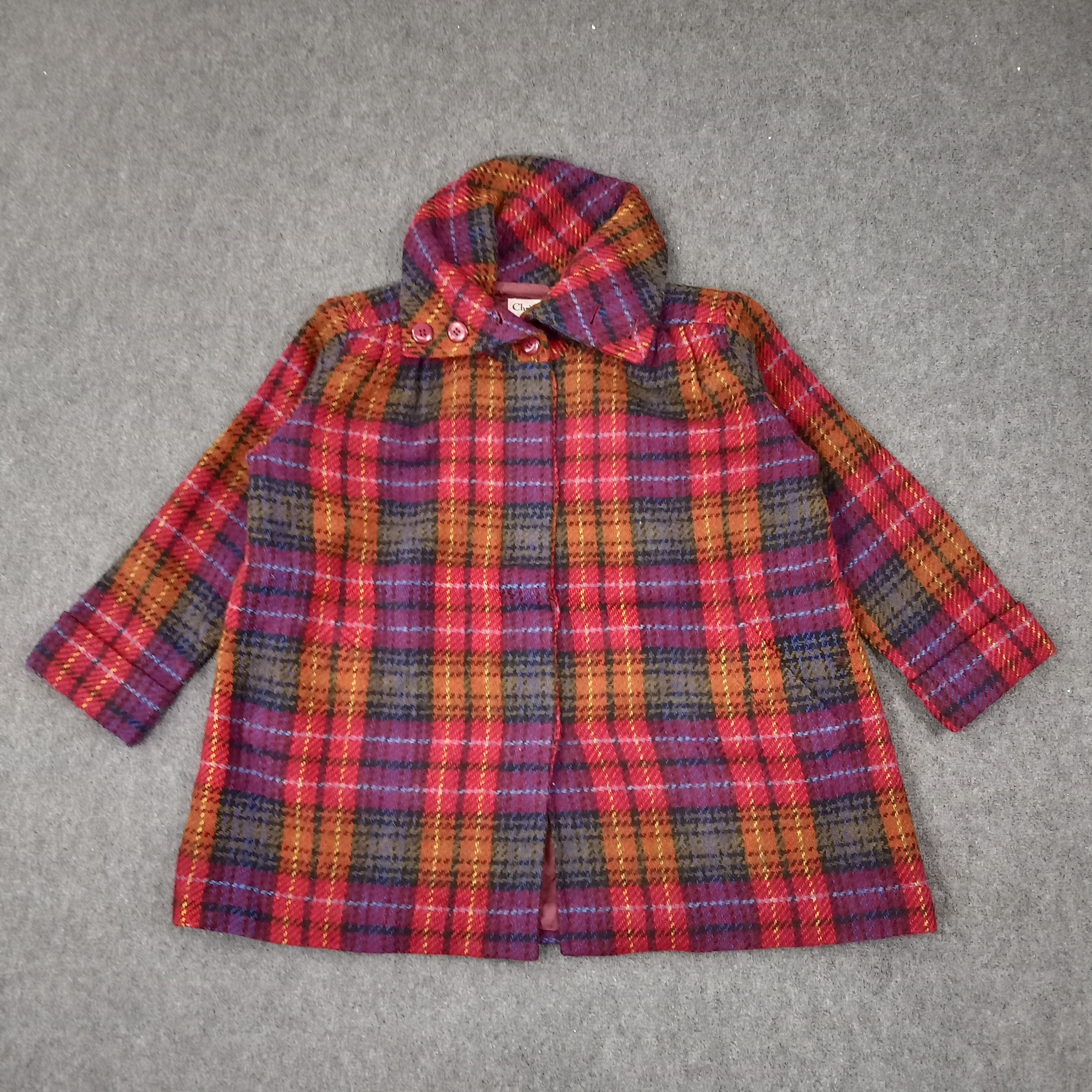 Christian Dior Monsieur × Vintage Christian Dior Italian Designer Flannel Jacket Size XXL / US 16-18 / IT 52-54 - 1 Thumbnail