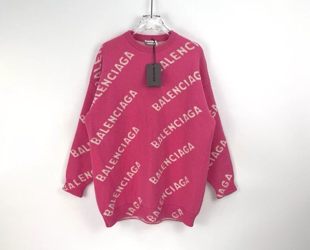 Balenciaga Balenciaga pink stretch knit cardigan sweater 2412-Nextarrow Size US S / EU 44-46 / 1 - 3 Thumbnail