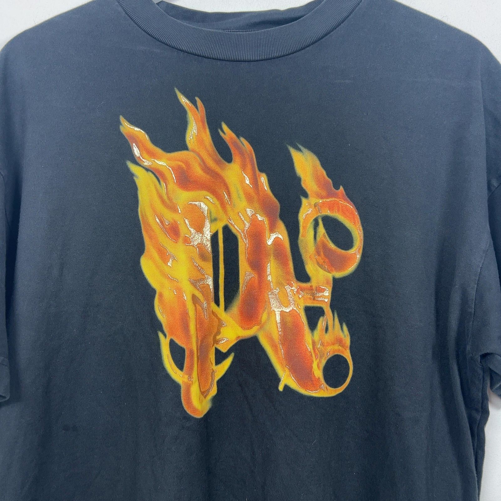 Palm Angels Palm Angels Flame Logo T-Shirt Size US S / EU 44-46 / 1 - 2 Thumbnail