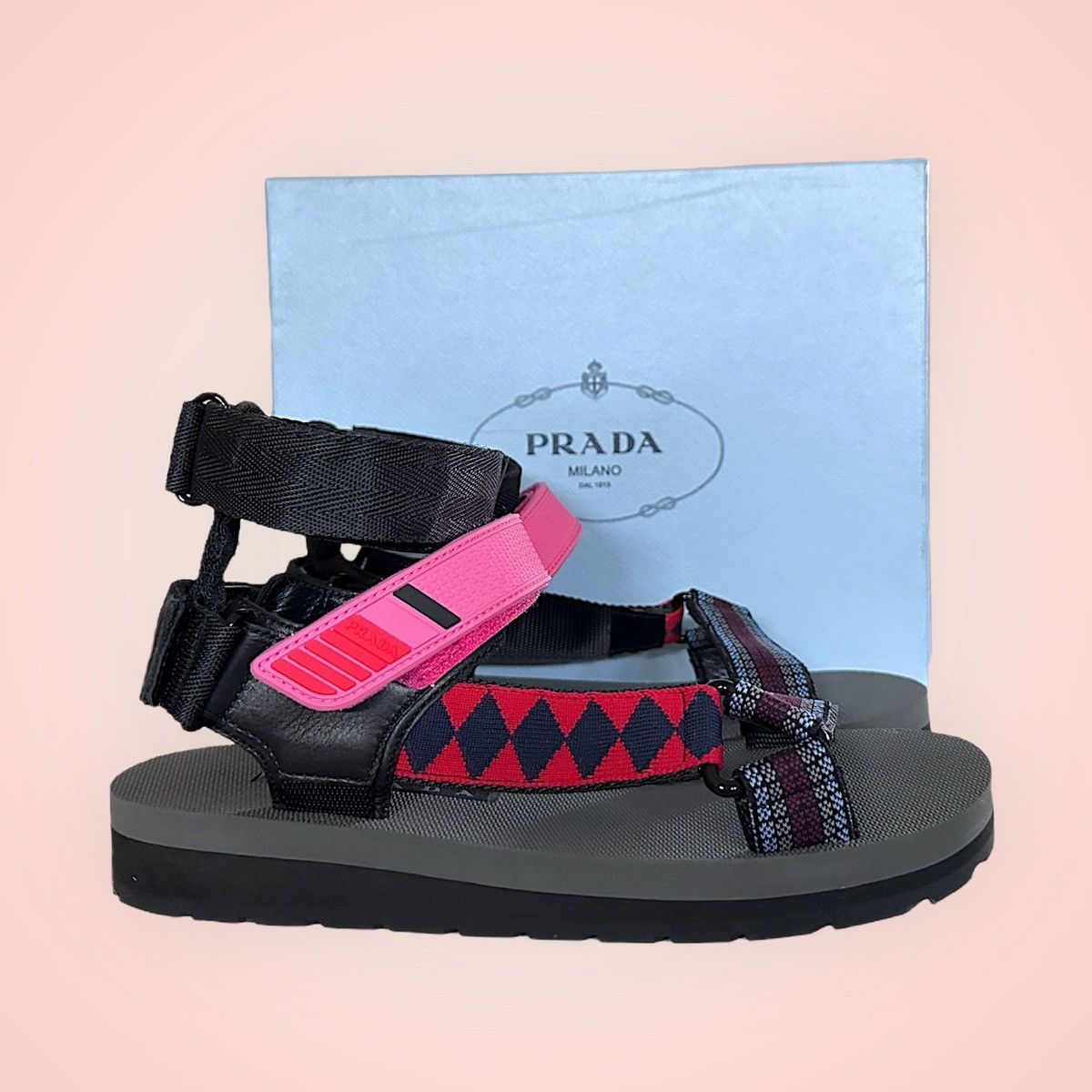 Prada Prada Hiking Sandals Size US 9.5 / IT 39.5 - 1 Thumbnail