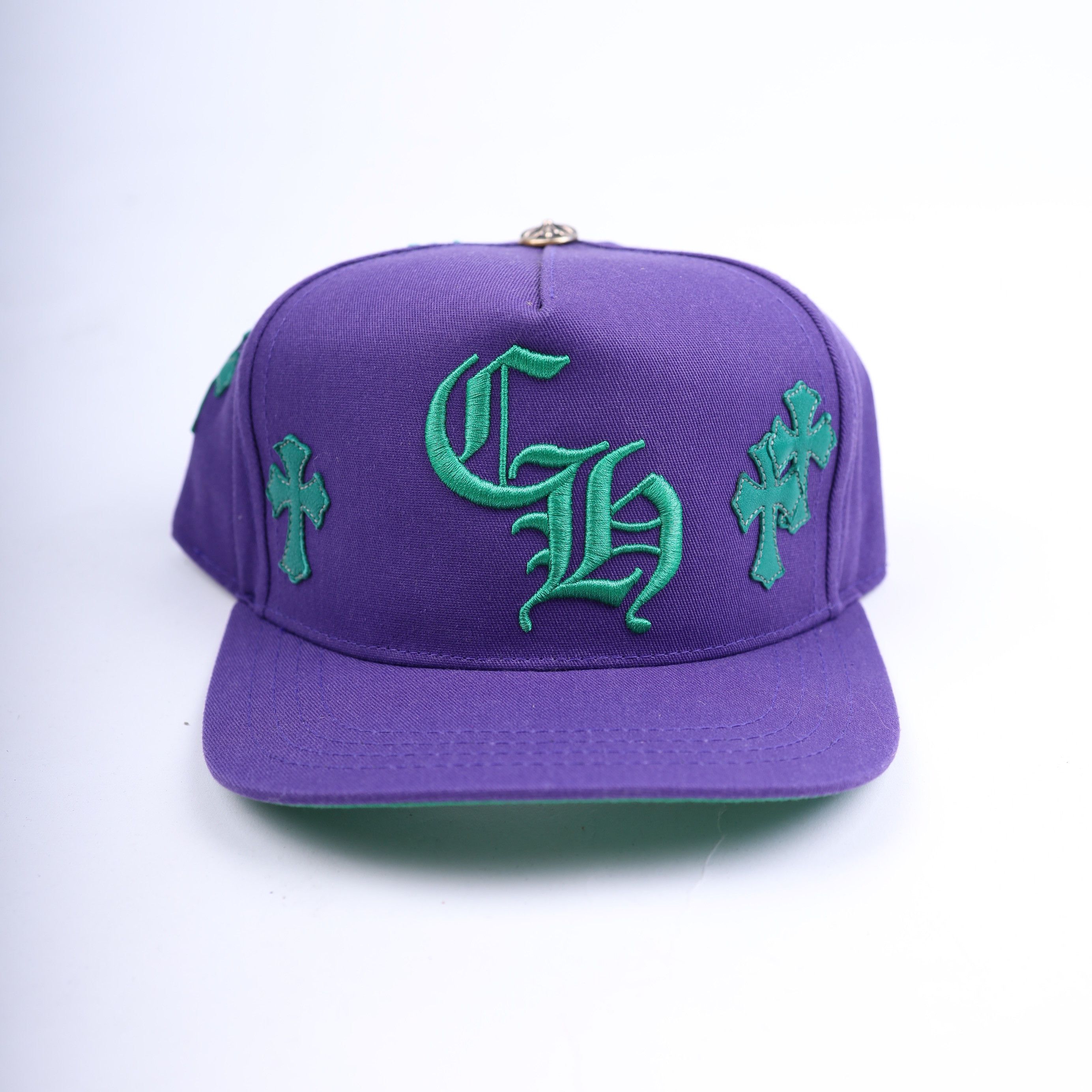 Chrome Hearts PURPLE CROSS HAT Size ONE SIZE - 1 Thumbnail