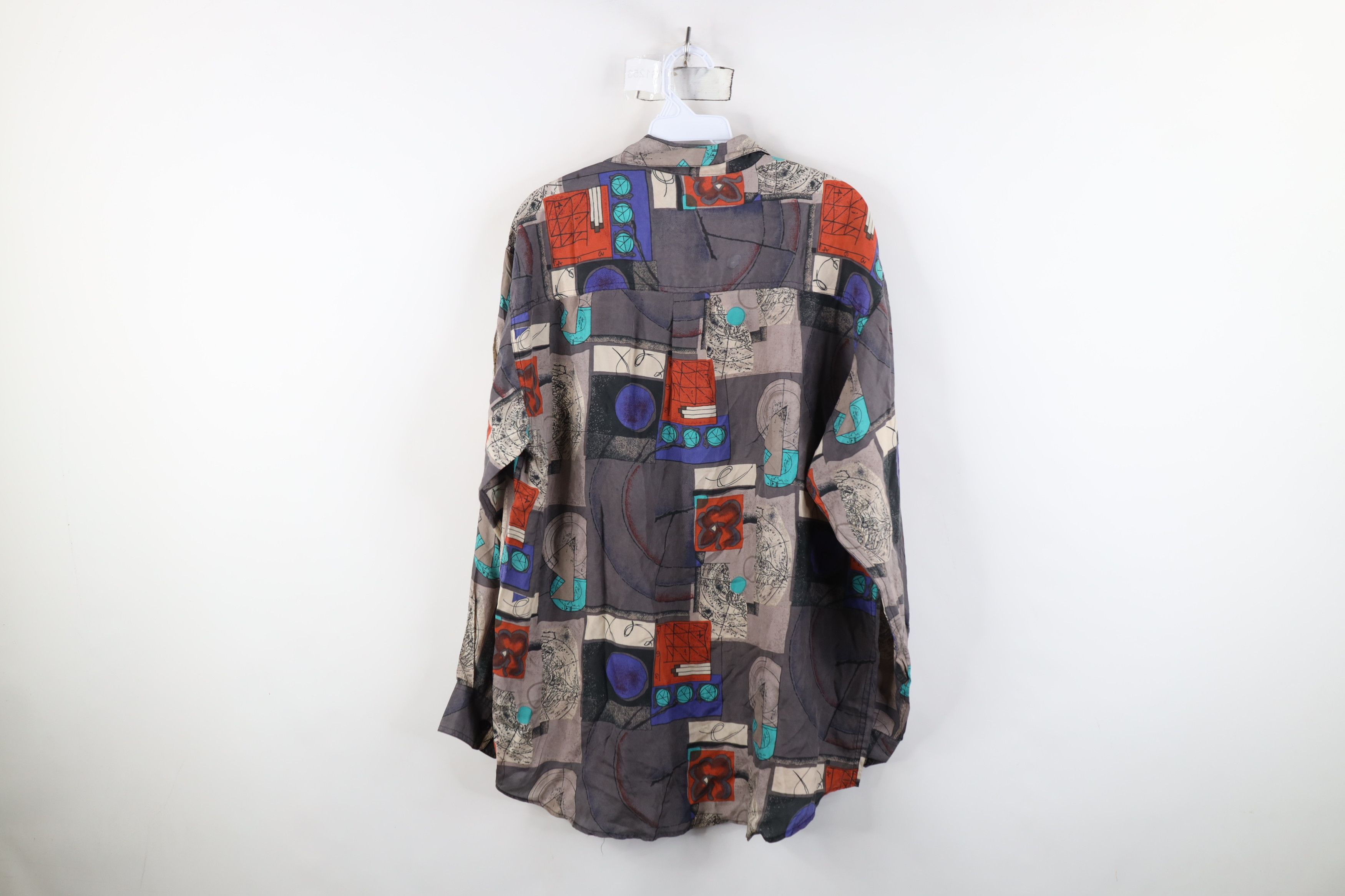 Vintage Deadstock Vintage 90s Streetwear Silk Collared Button Shirt Size US M / EU 48-50 / 2 - 10 Thumbnail