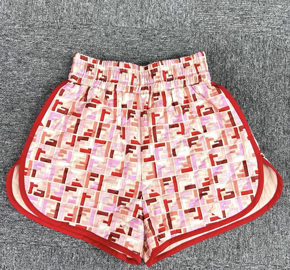 Fendi Fendi Double FF All-Over Print Silk Shorts K12 Size 26" / US 2 / IT 38 - 1 Thumbnail