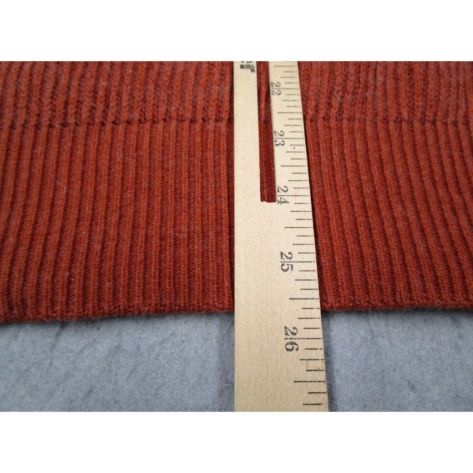 Vintage Pact Organic Wool Blend Knit Pullover Sweater Mens Large Orange Long Sleeve Cable-Knit 90s Classic Size US L / EU 52-54 / 3 - 6 Thumbnail