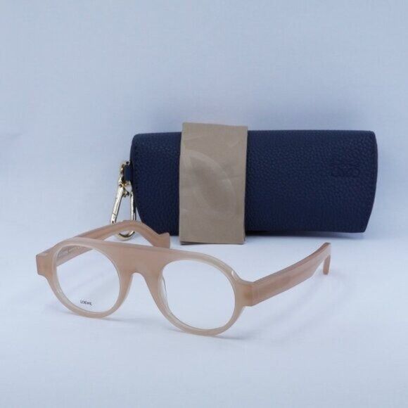 Loewe Loewe LW50009I 072 Eyeglasses Light Pink 48mm Round Frame Size ONE SIZE - 1 Thumbnail