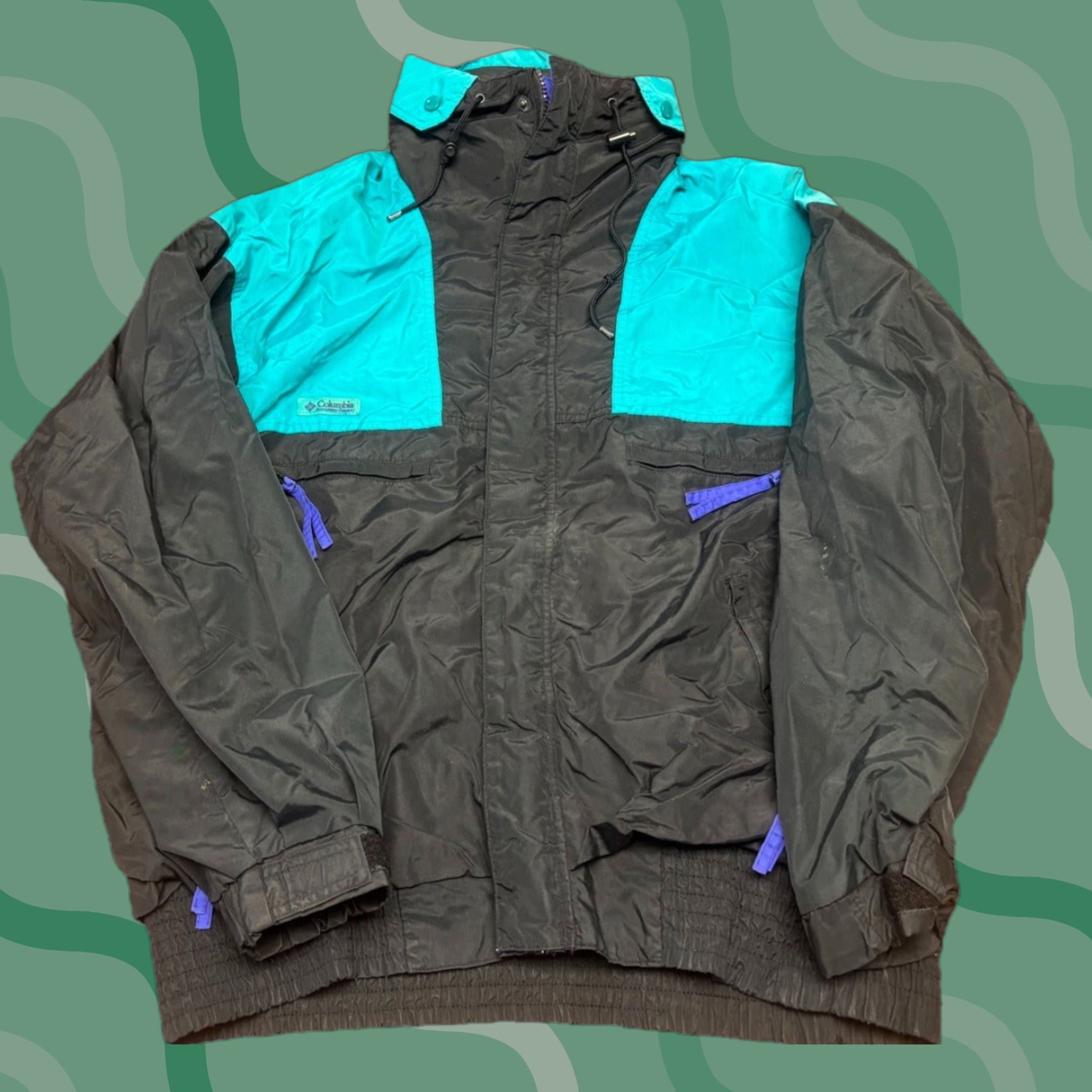 Vintage VINTAGE Columbia Jacket Men L Ski 3-in-1 Nylon Purple Black Winter Skiing Size US L / EU 52-54 / 3 - 1 Thumbnail